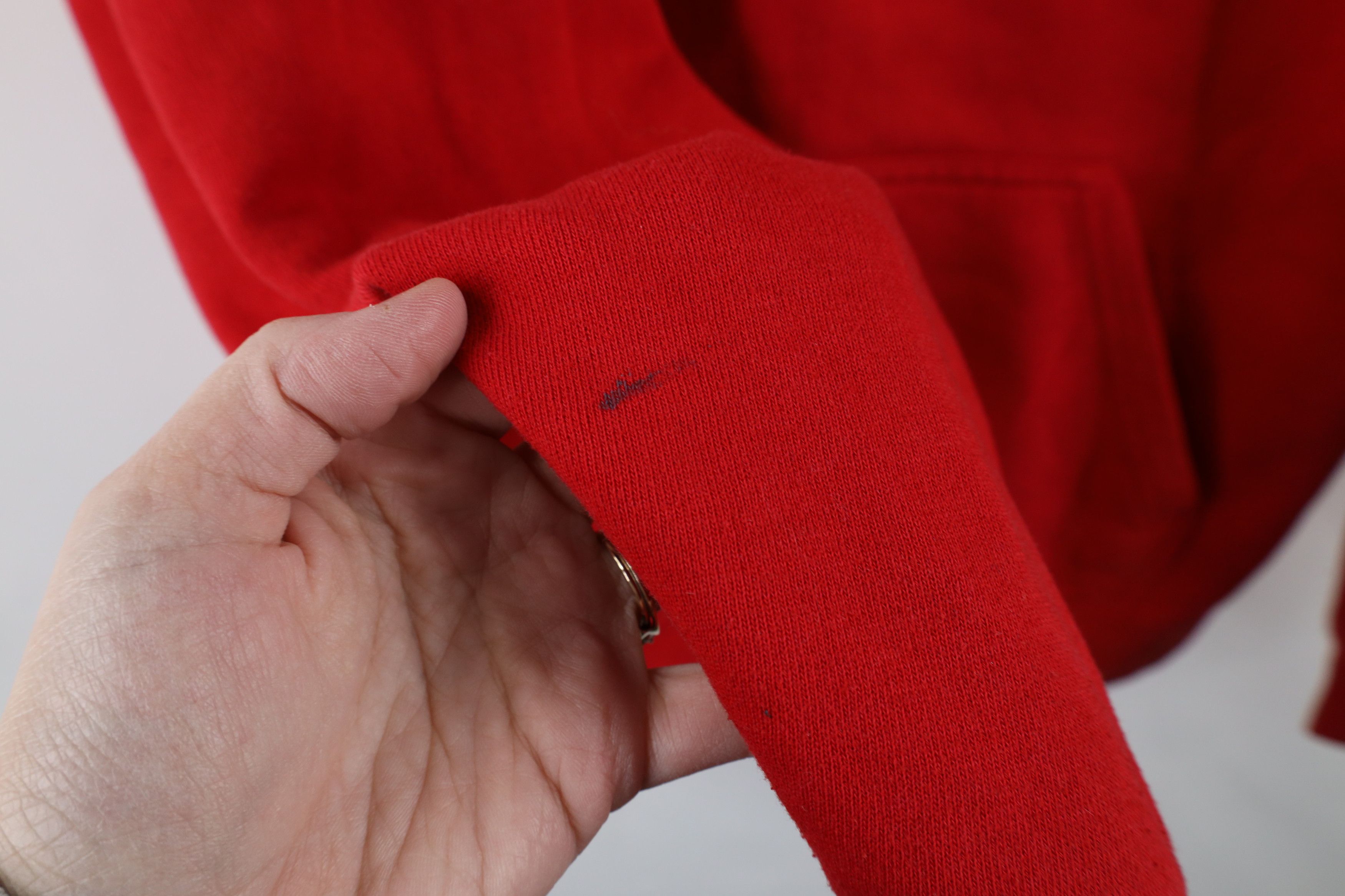 Vintage Vintage 90s Spell Ohio State University Football Hoodie Red Size ONE SIZE - 9 Thumbnail