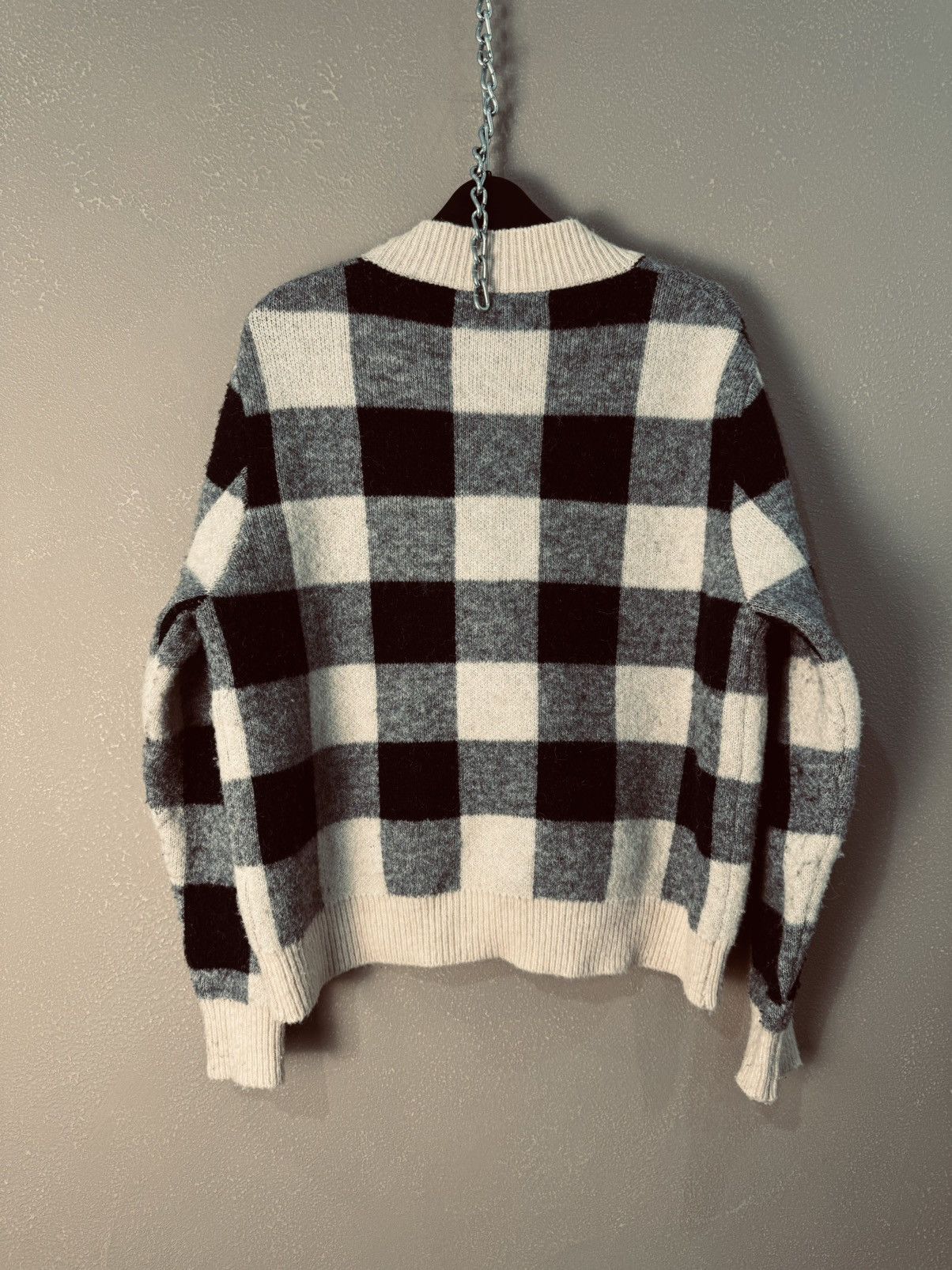 Japanese Brand rare wool and mohair boxy cardigan sweater boxy cropped Size US S / EU 44-46 / 1 - 2 Thumbnail