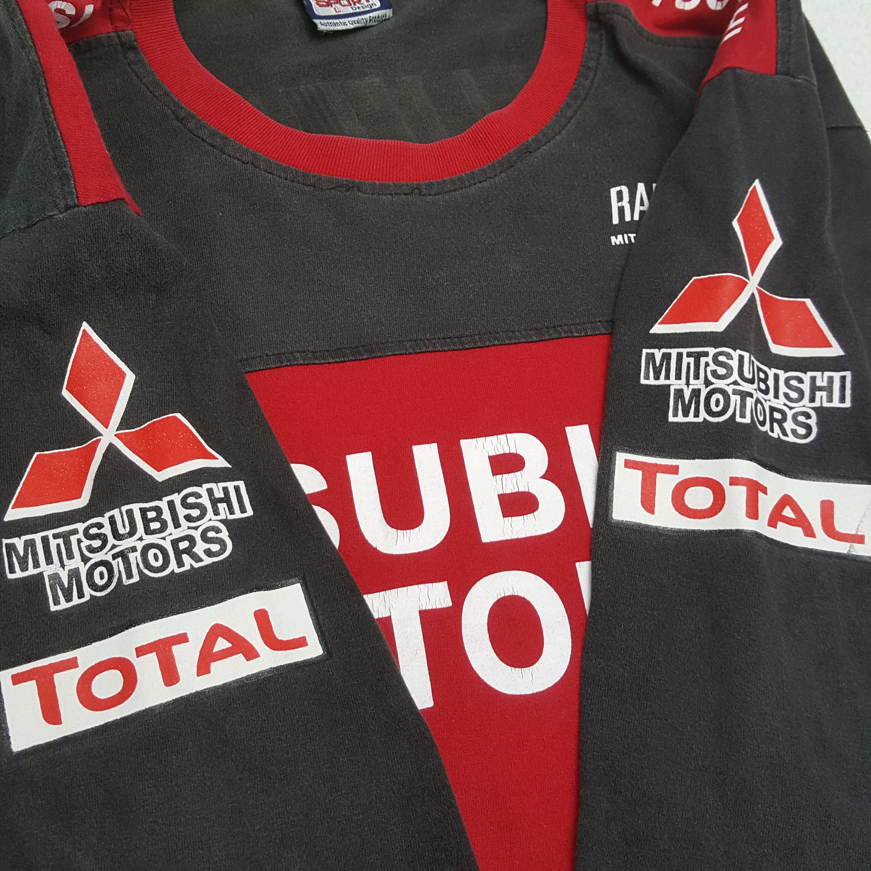 Japanese Brand × Vintage Vintage MITSUBISHI MOTORS Racing Team T-shirt C285N77 Size US L / EU 52-54 / 3 - 9 Thumbnail