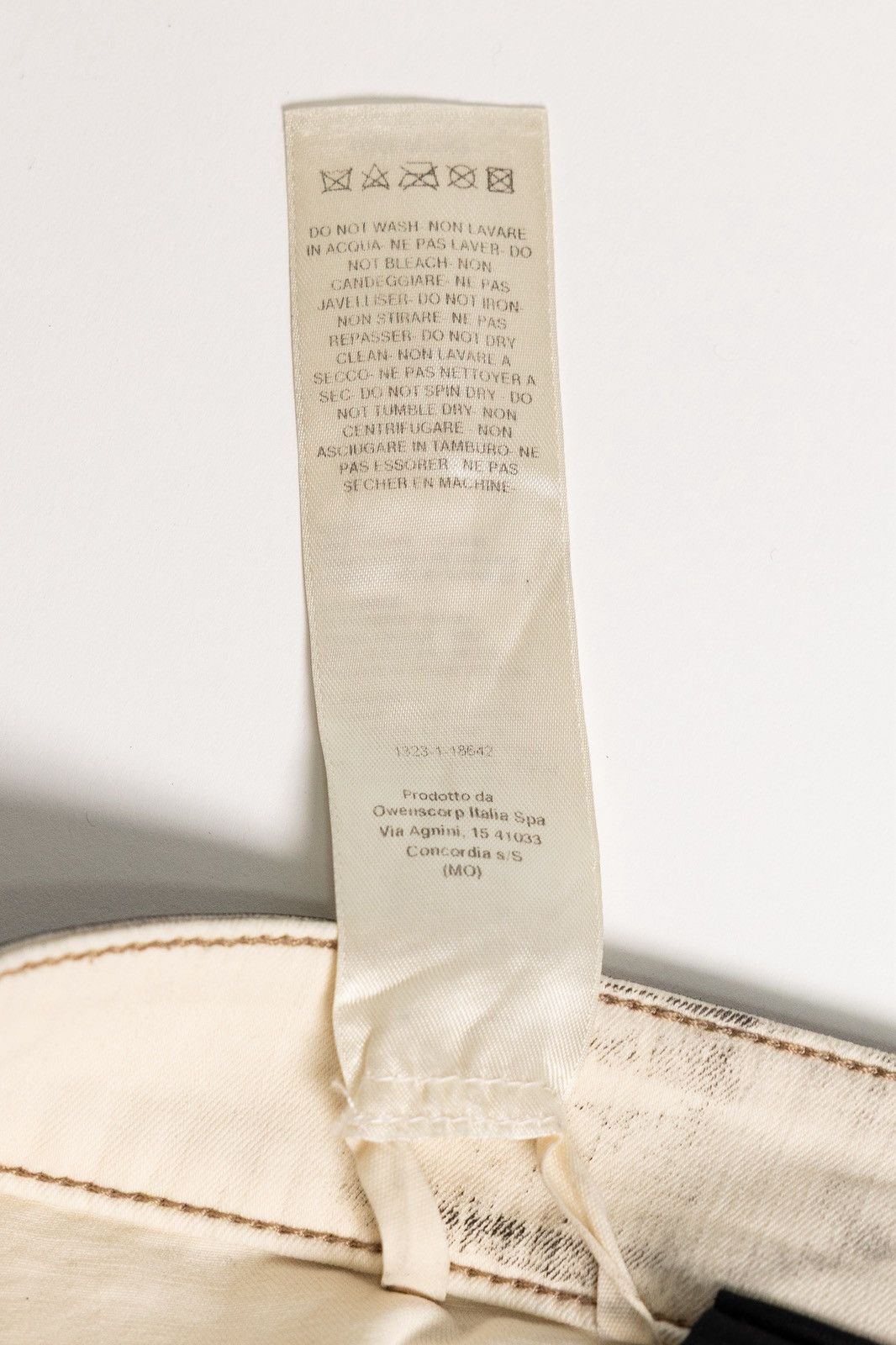 Rick Owens Drkshdw Rick Owens Tyrone Cut White Pants Size US 31 - 7 Thumbnail