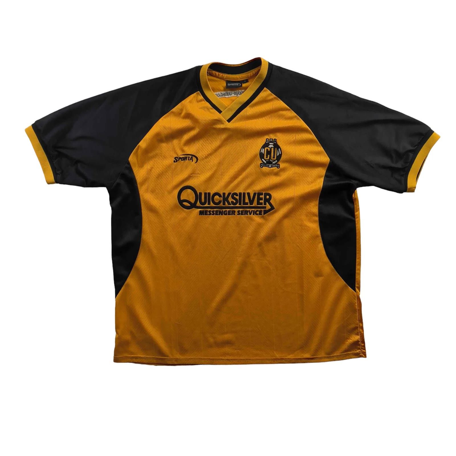 Cambridge United 2001-02 Sporta home football jersey size L