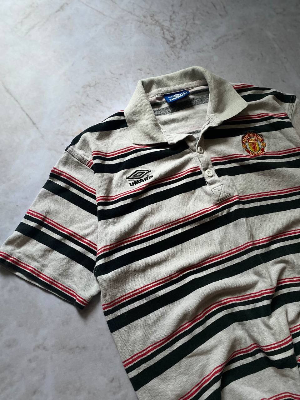 Umbro × Vintage 90s Umbro Manchester United Soccer Jersey Polo T Shirt Size US L / EU 52-54 / 3 - 2 Thumbnail