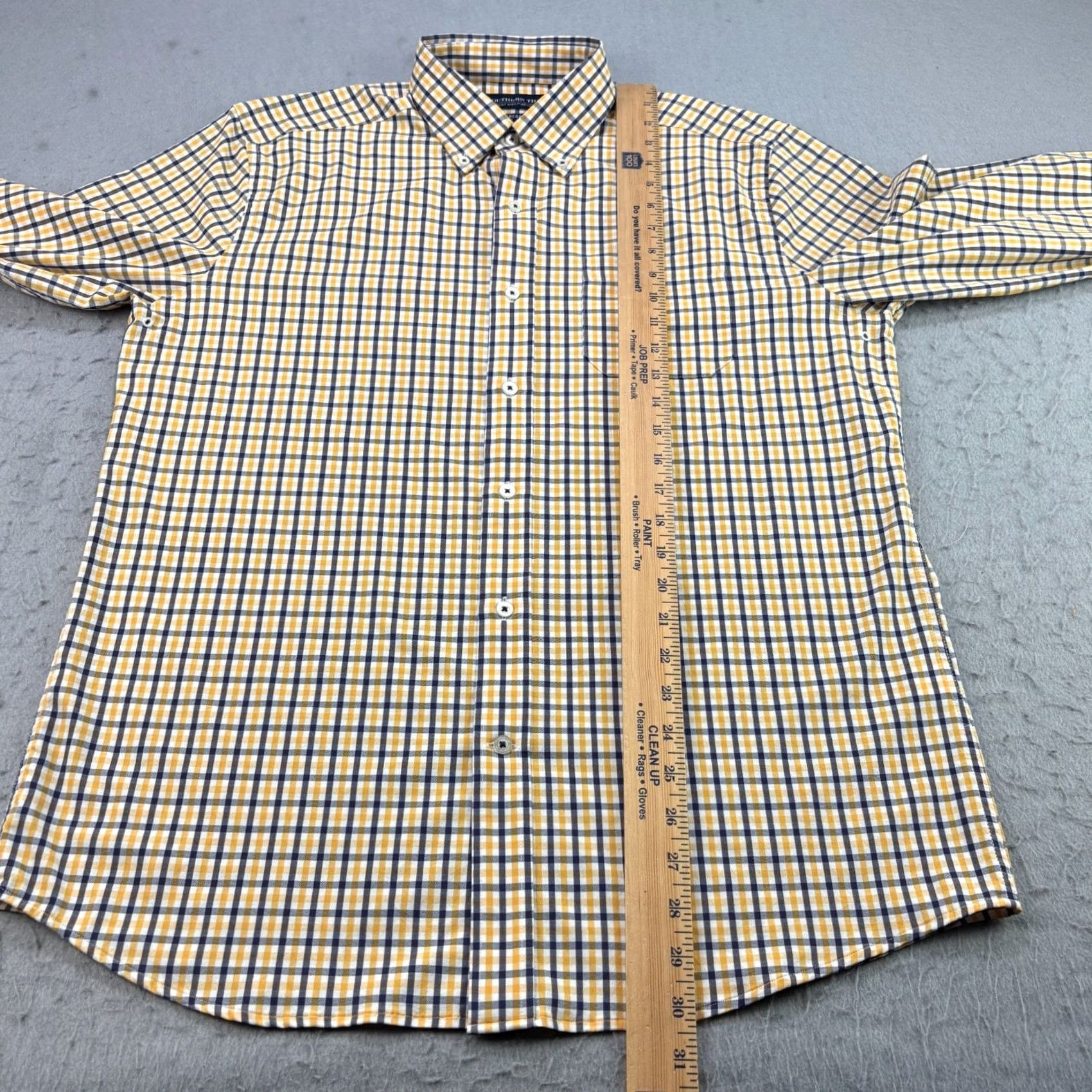 Southern Tide Southern Tide Shirt Mens M Yellow Plaid Intercoastal Button Down Stretch Size US M / EU 48-50 / 2 - 5 Thumbnail