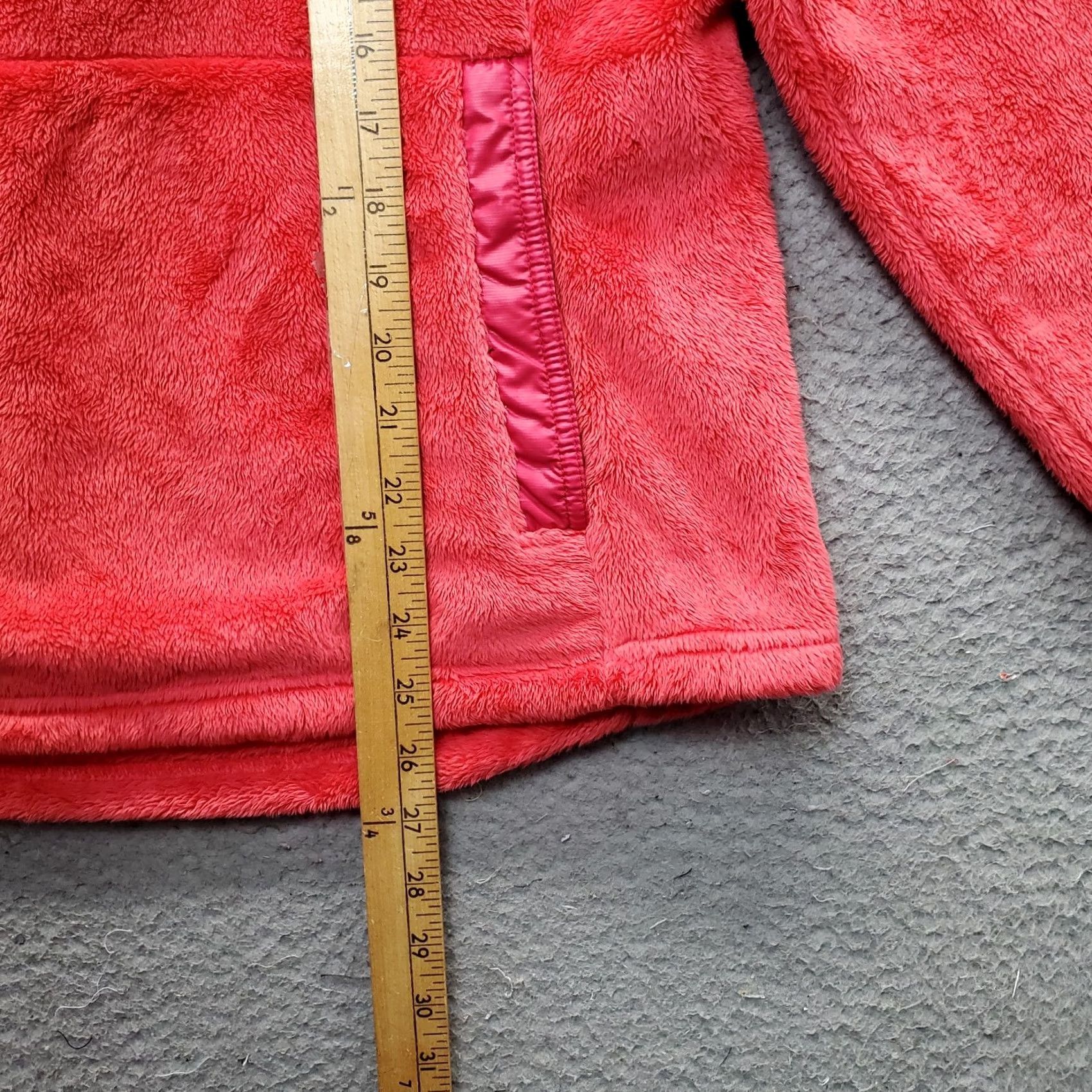 The North Face The North Face Womens Jacket Red 1/4 Zip Thick Fleece Long Sleeve L Regular Size L / US 10 / IT 46 - 3 Thumbnail
