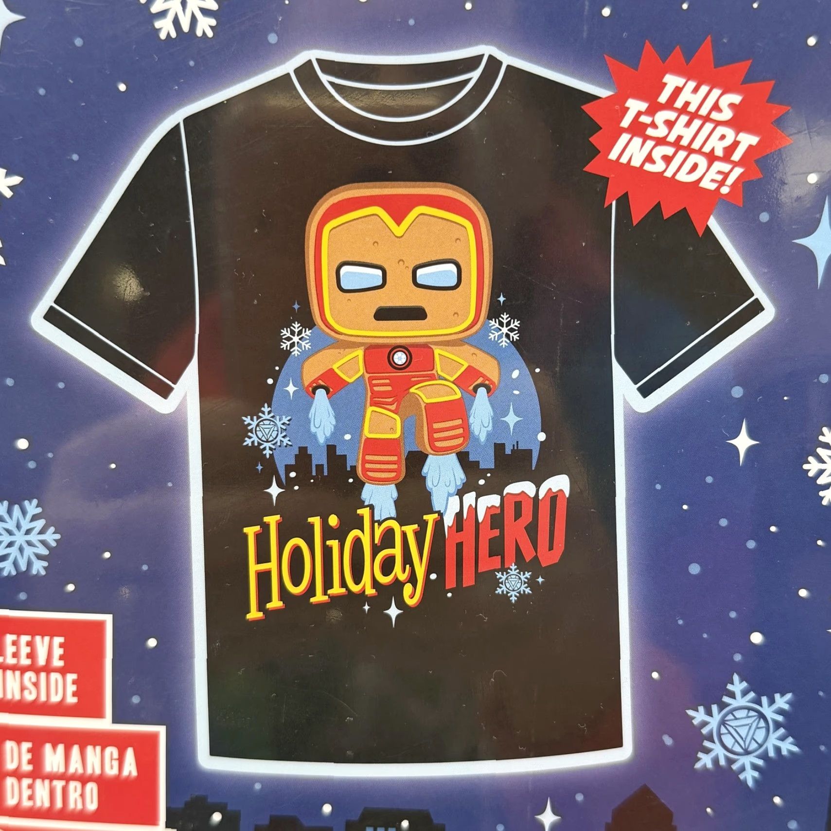 Vintage Funko Marvel Shirt T-Shirt Mens 2XL Black Holiday Hero Iron Man Pop Tees Graphic Size US XXL / EU 58 / 5 - 4 Thumbnail