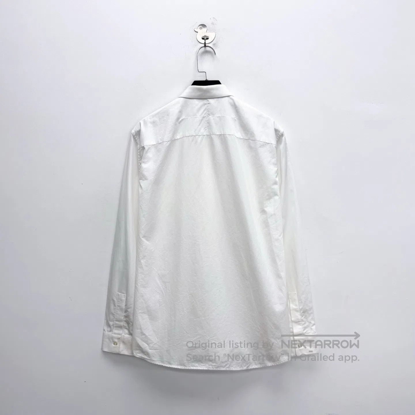 Givenchy Givenchy size 39 White shirt jacket with collar stripe sta Size US S / EU 44-46 / 1 - 2 Thumbnail