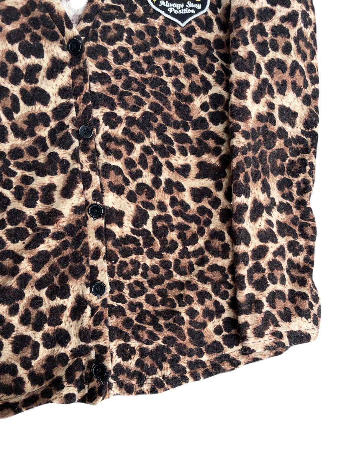 If Six Was Nine 2000s Japanese archive Vkei Leopard Cardigan Y2K Size US XS / EU 42 / 0 - 6 Thumbnail