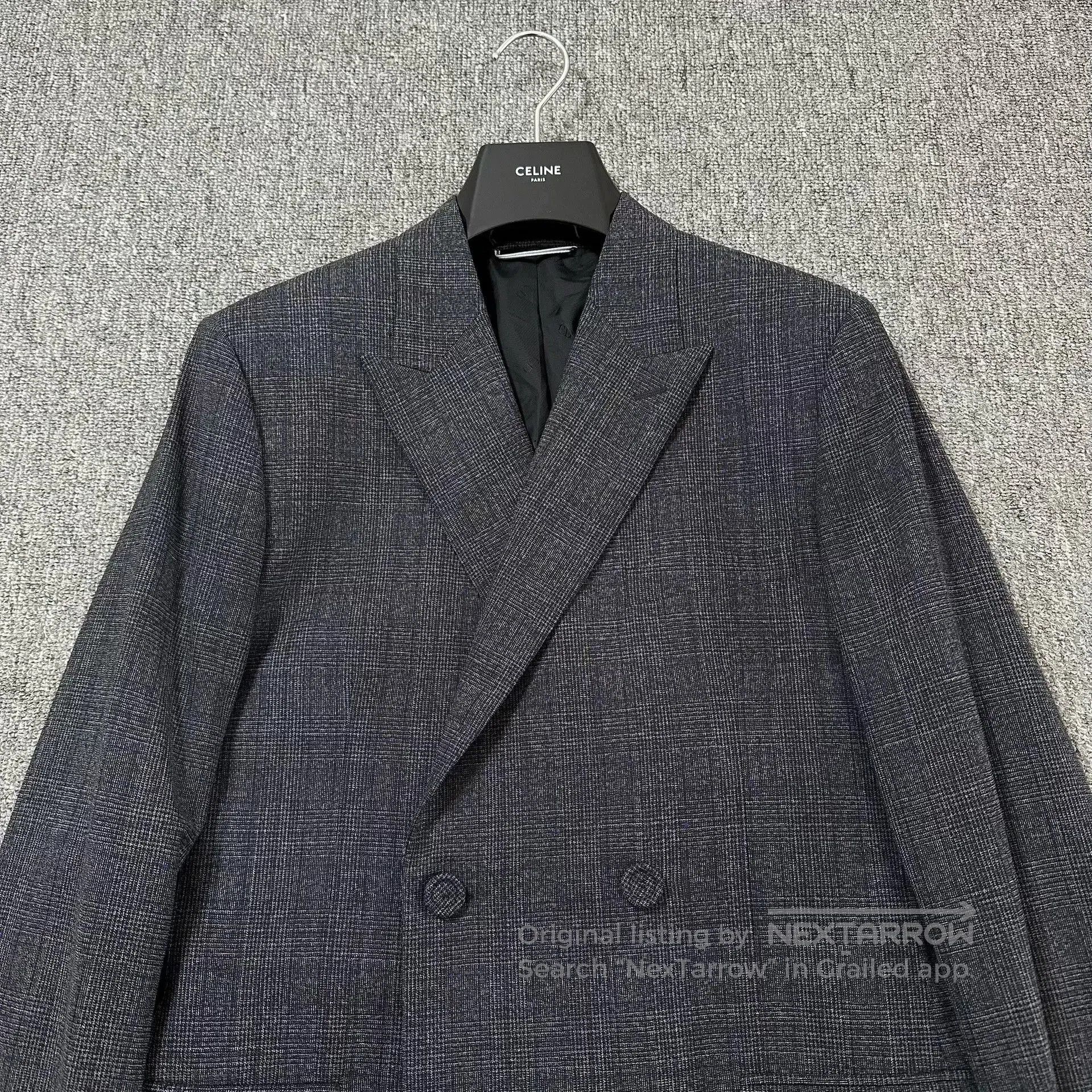 Dior Dior Man Wool Check Peak Lapel Suit. Size US M / EU 48-50 / 2 - 3 Thumbnail