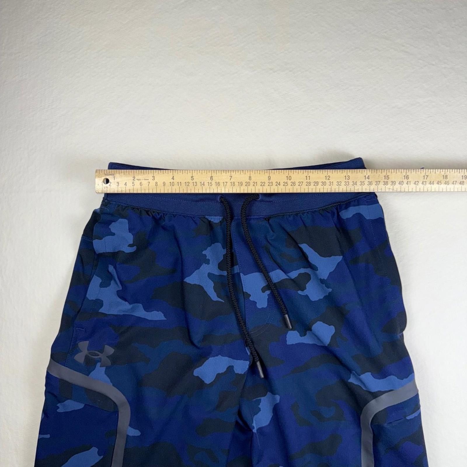 Under Armour Under Armour Blue Camo Cargo Joggers Reflective Athletic M Size US 32 / EU 48 - 7 Thumbnail