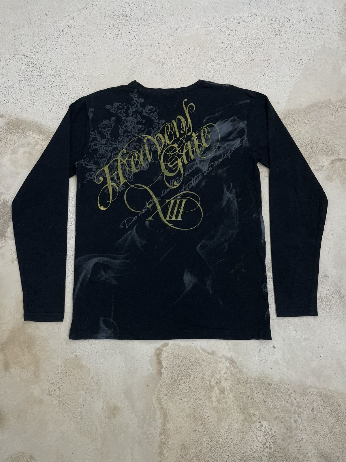 Japanese Brand × KMRii Clash Ahead Y2K Design Smoke Wording Death Poem Size US M / EU 48-50 / 2 - 10 Thumbnail