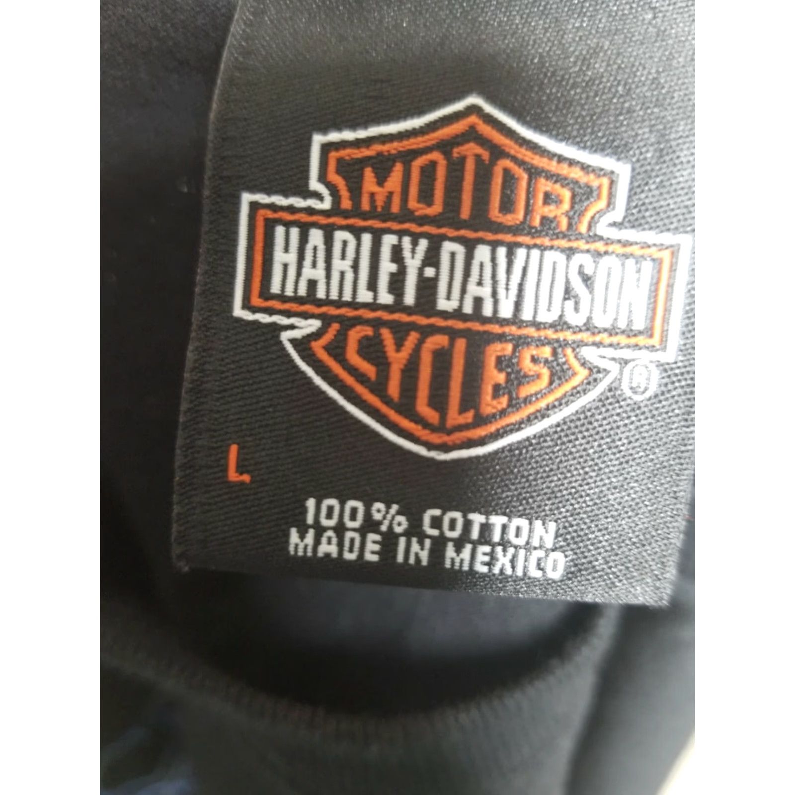 Harley Davidson Harley-Davidson T-Shirt Mens L Black 2011 El Paso TX Let's Ride Graphic Size US L / EU 52-54 / 3 - 4 Thumbnail