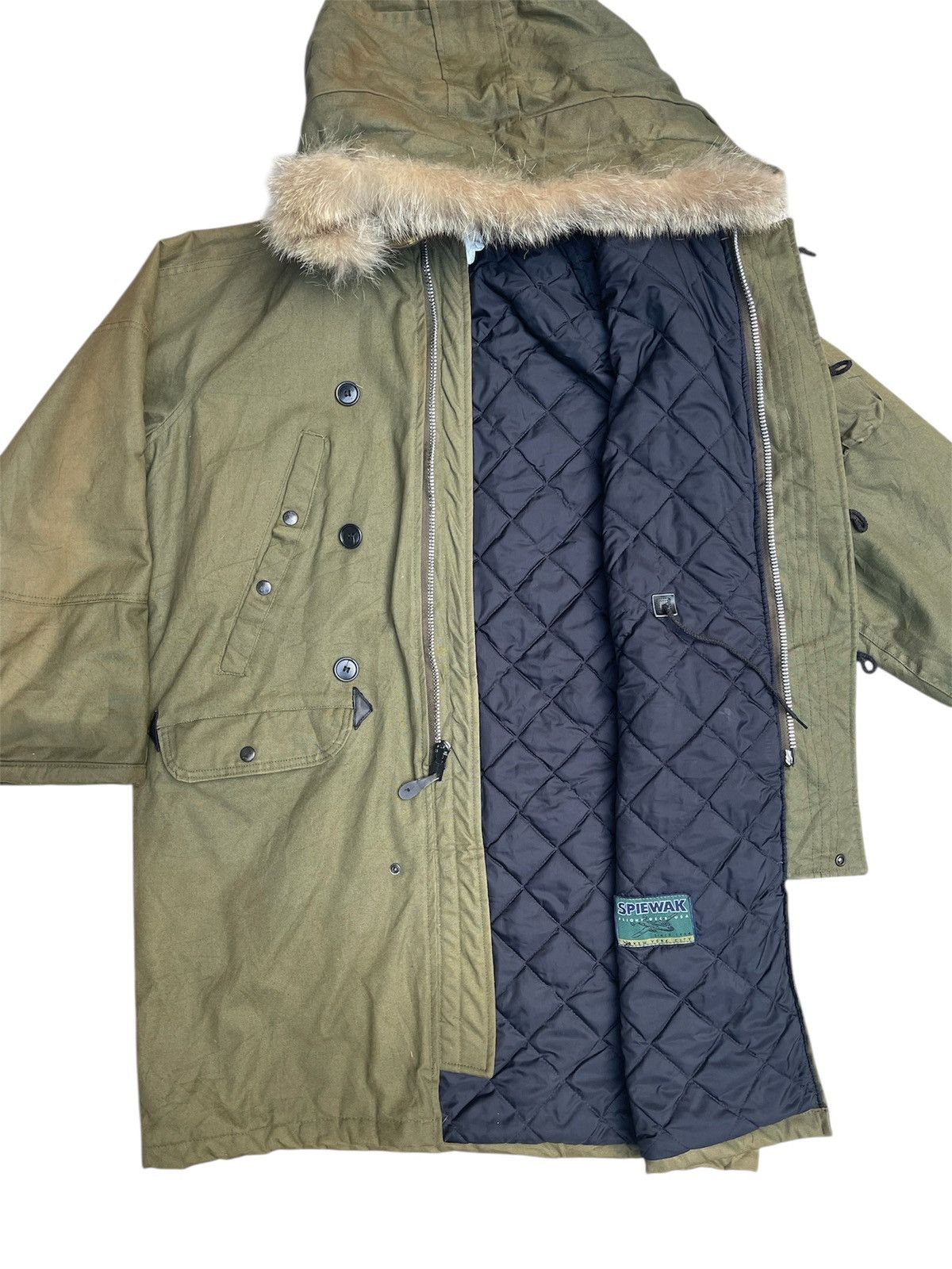 Vintage Spiewak N-3B Parka – Made in USA Military Cold Weather Coat Size US M / EU 48-50 / 2 - 5 Thumbnail
