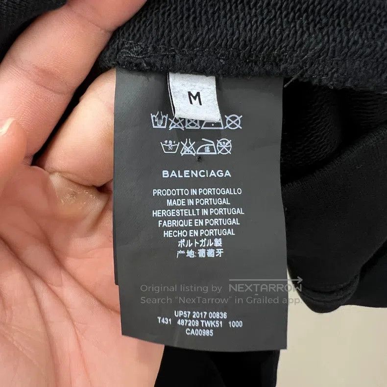 Balenciaga Balenciaga Slogan Letter Hooded Sweatshirt Size US M / EU 48-50 / 2 - 4 Thumbnail