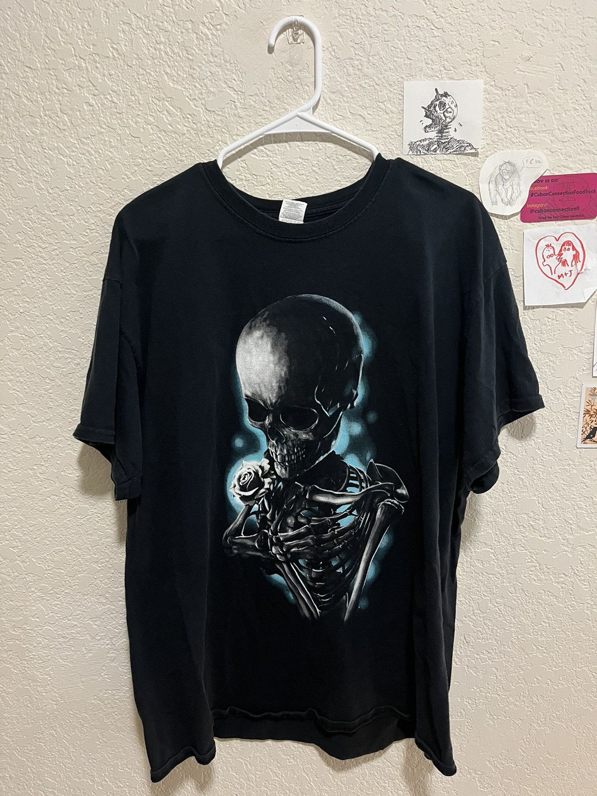 Affliction × Harley Davidson Y2K Crazy Baggy Skeleton Graphic Size US XL / EU 56 / 4 - 1 Thumbnail