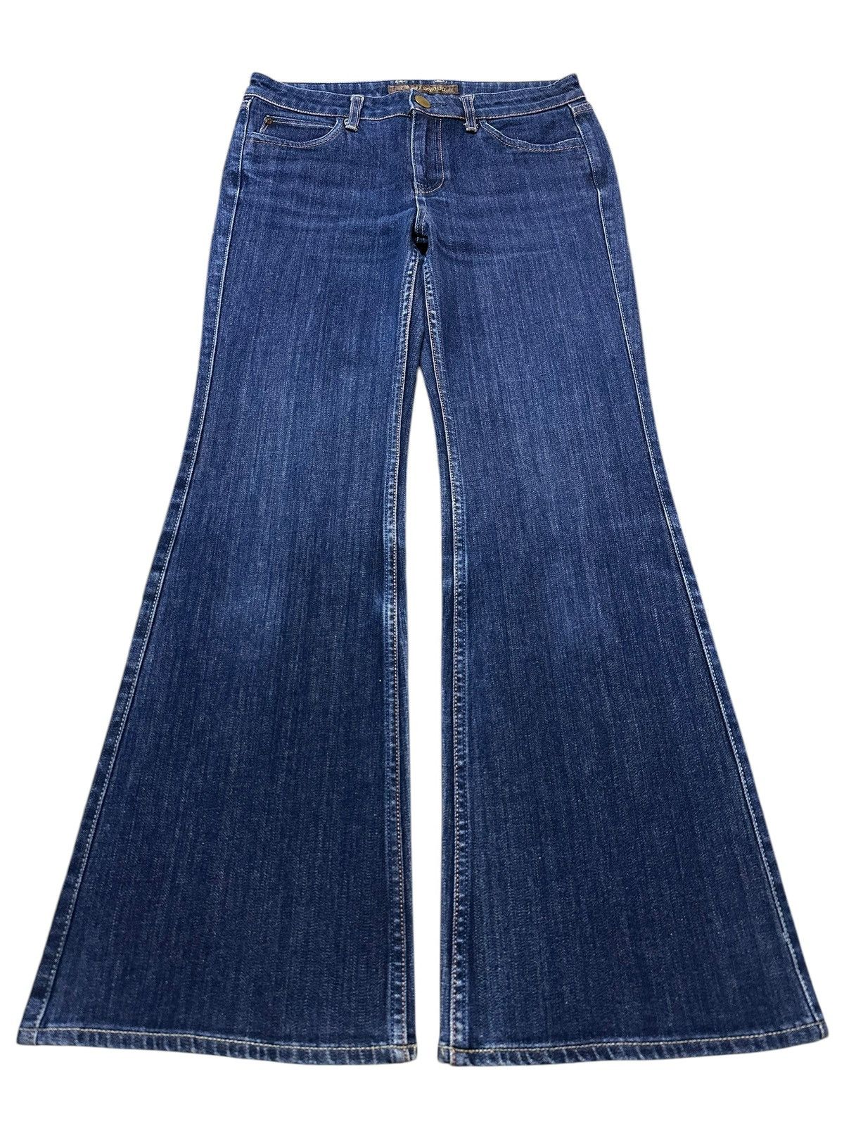 Japanese Brand Vintage Japanese Uniqlo Blue Wash Style Wide Leg Jeans Size US 30 / EU 46 - 1 Thumbnail