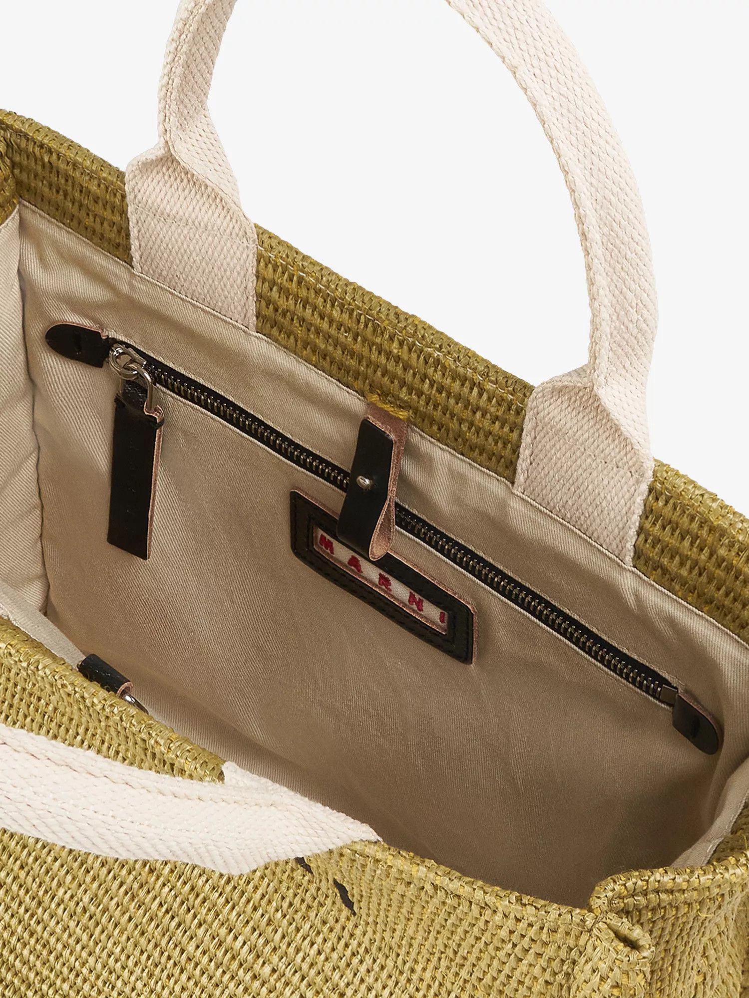 Marni o1f1d3z0825 Size: OS / Small Tote Bag in Beige Size ONE SIZE - 5 Thumbnail