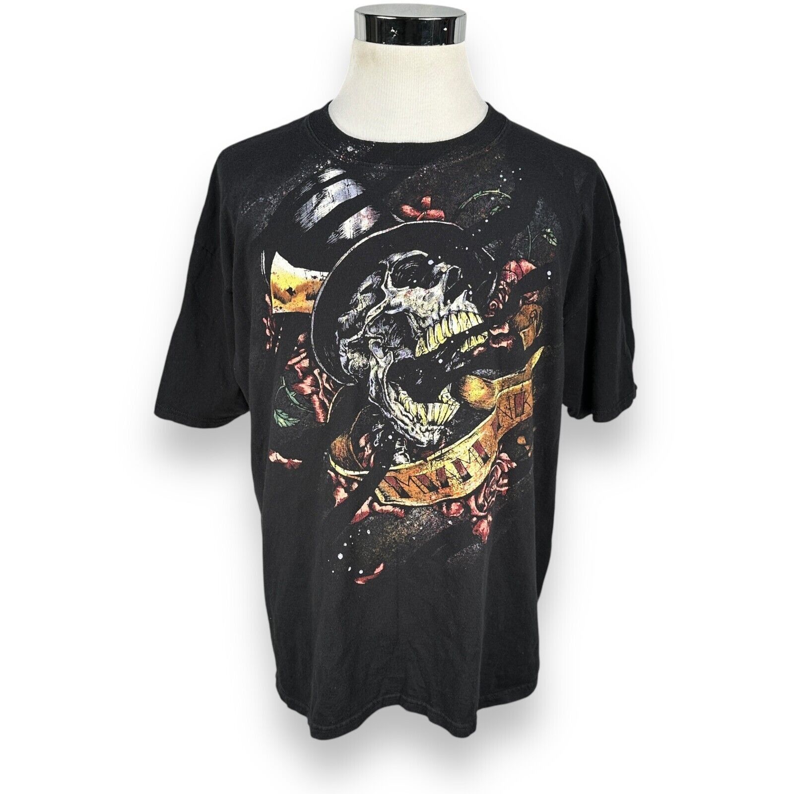 Other Miami Ink T-Shirt Men’s Large Black Skull Hat Short Sleeve Size US L / EU 52-54 / 3 - 1 Thumbnail
