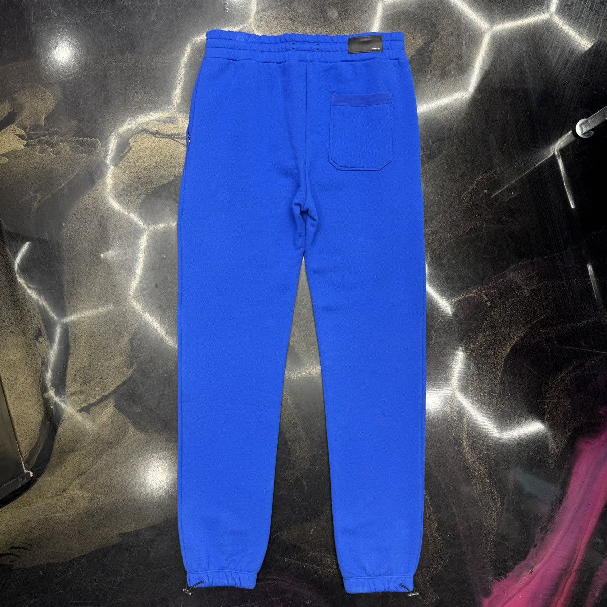 Amiri Amiri MA Logo Sweatpants Blue White Size US 38 / EU 54 - 2 Thumbnail