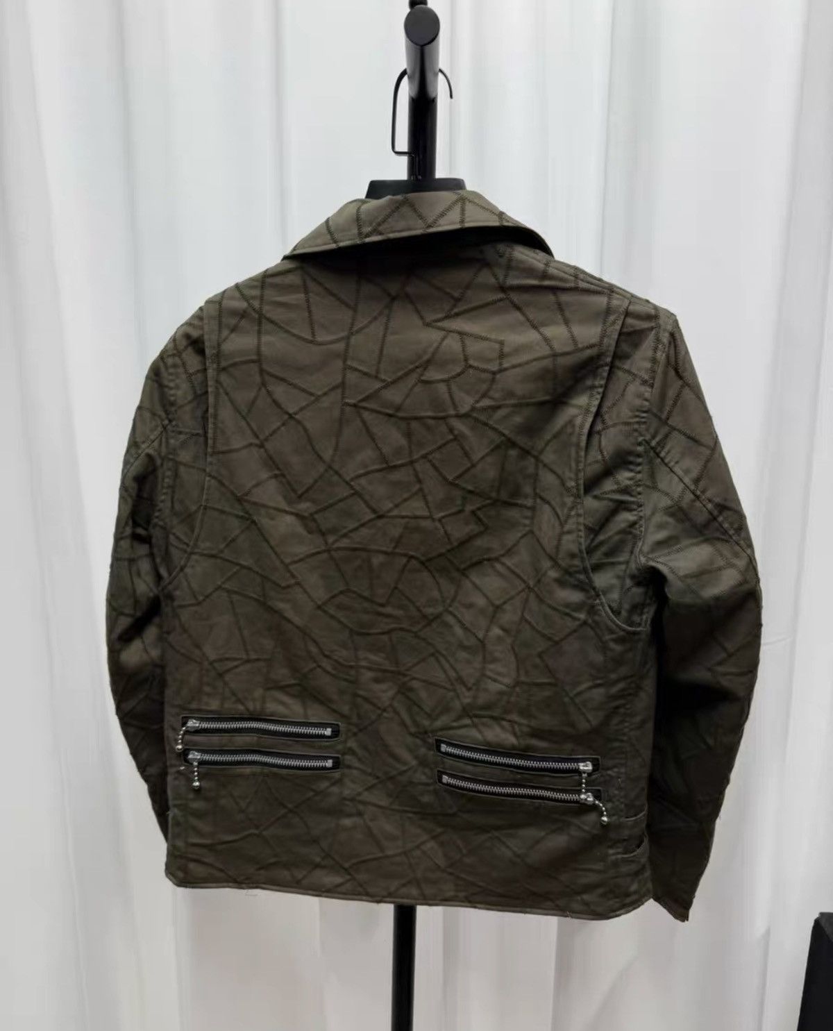 Undercover Undercover Fall/Winter 2003 “SCAB” Stitch-Detail Moto Jacket Size US M / EU 48-50 / 2 - 5 Thumbnail
