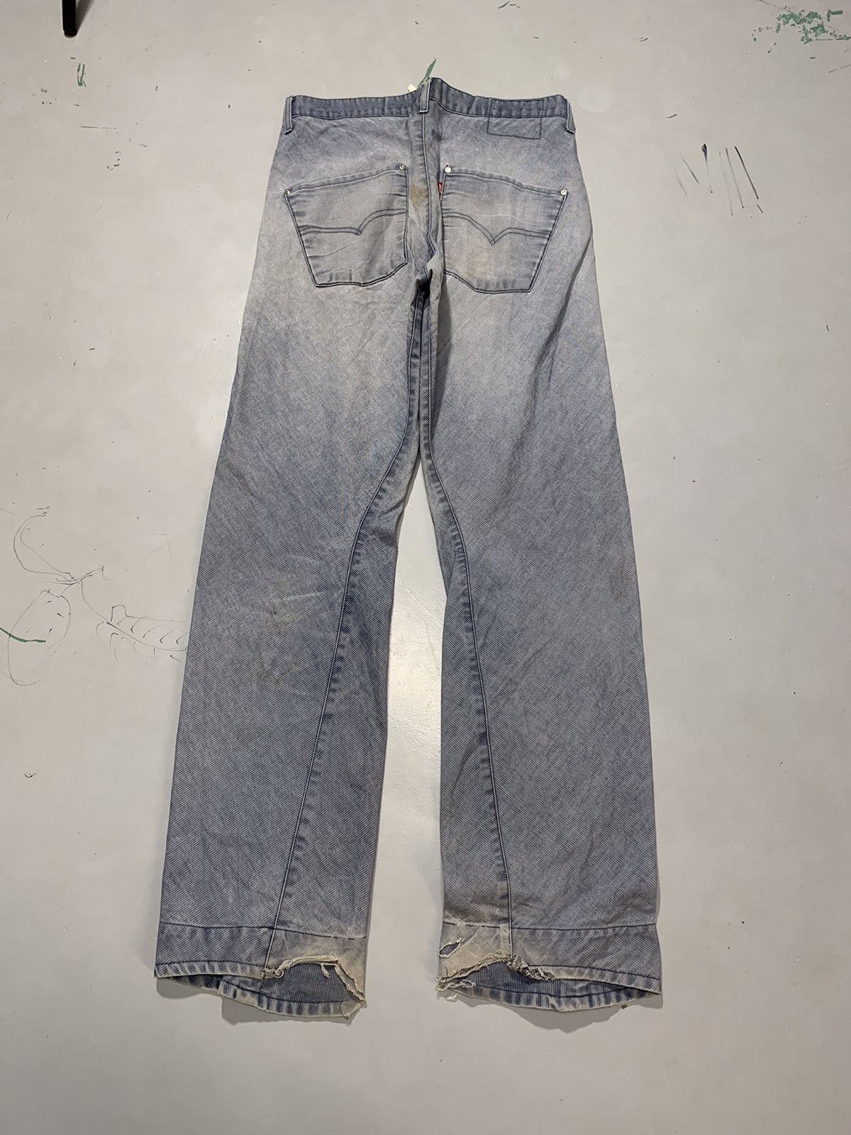 Levi's Vintage Levi’s engineer jeans denim custom Size US 32 / EU 48 - 2 Thumbnail