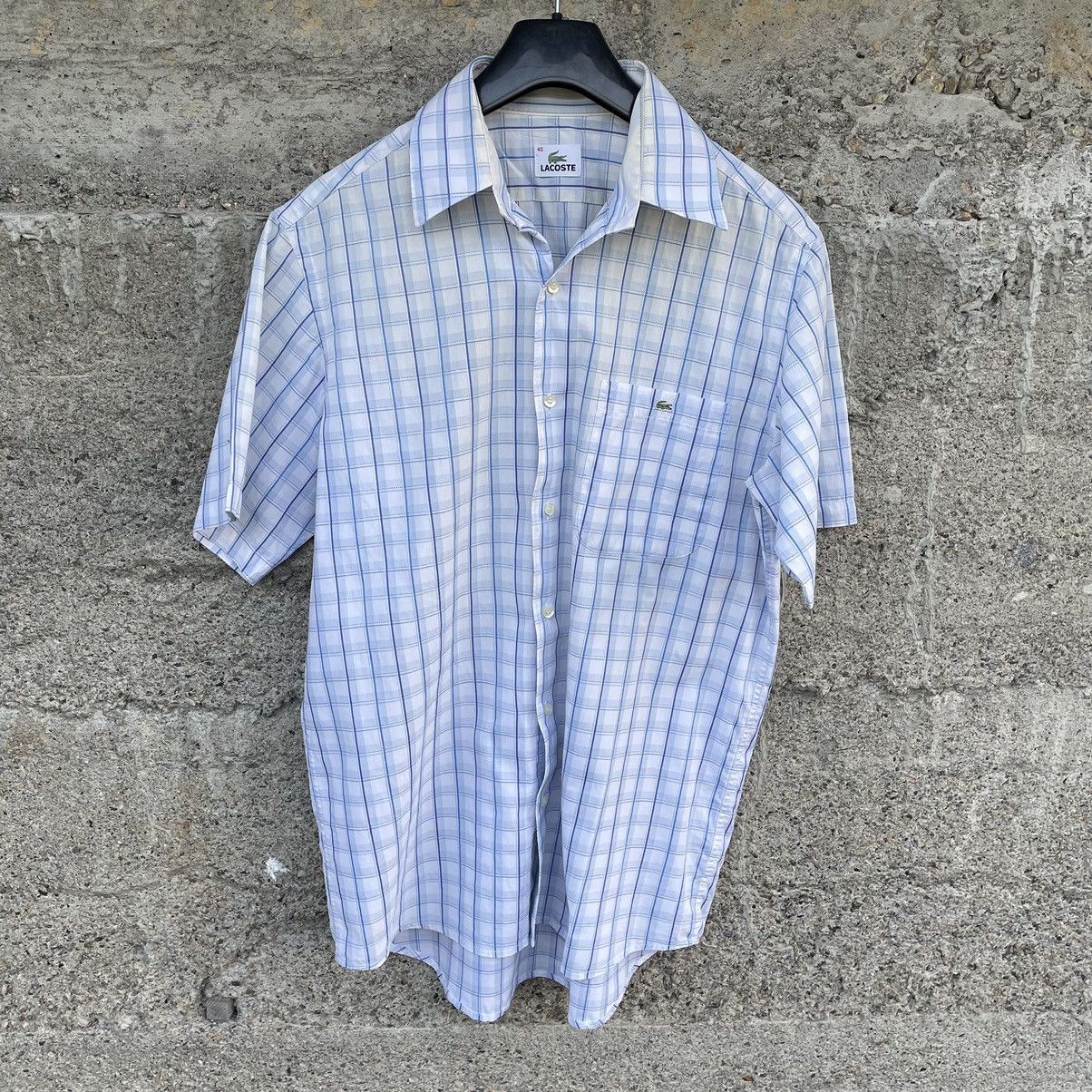 Lacoste × Vintage Vintage Shirt Lacoste Button Up 90s Y2K Style USA Size US M / EU 48-50 / 2 - 2 Thumbnail
