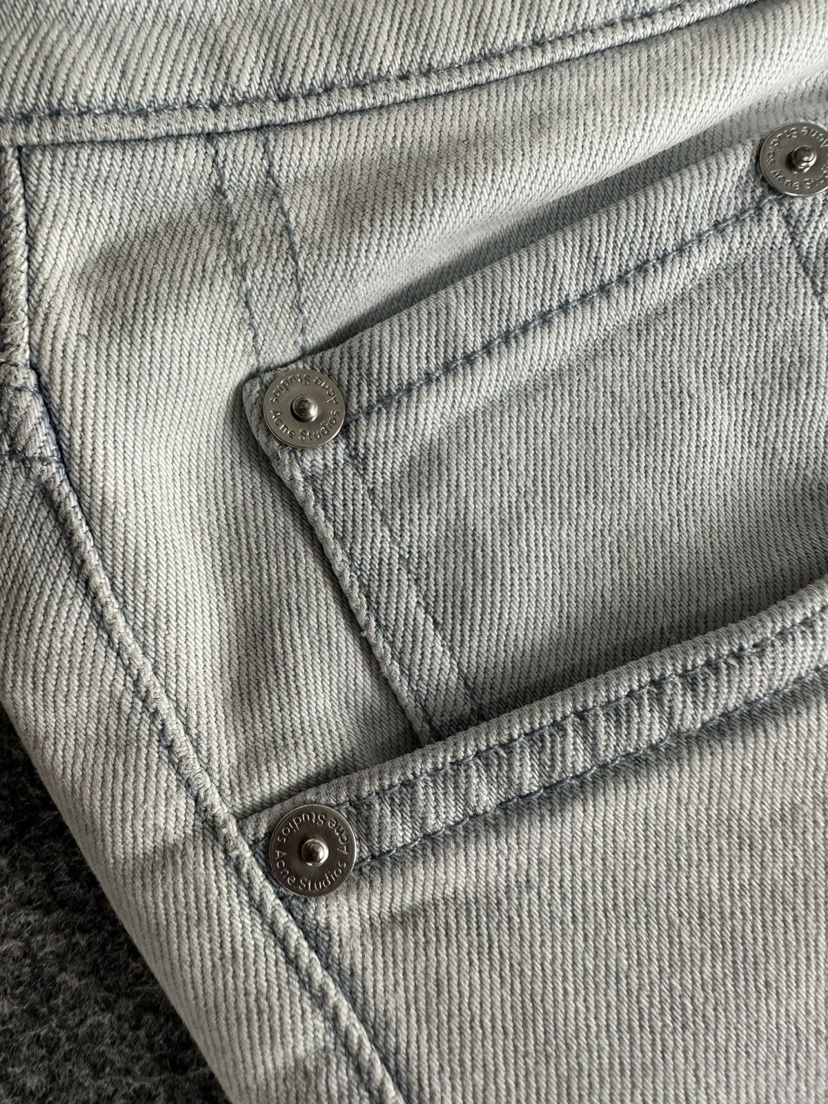 Acne Studios Acne Studios - Ace Bleached Denim Jeans - Slim Fit Size US 32 / EU 48 - 8 Thumbnail
