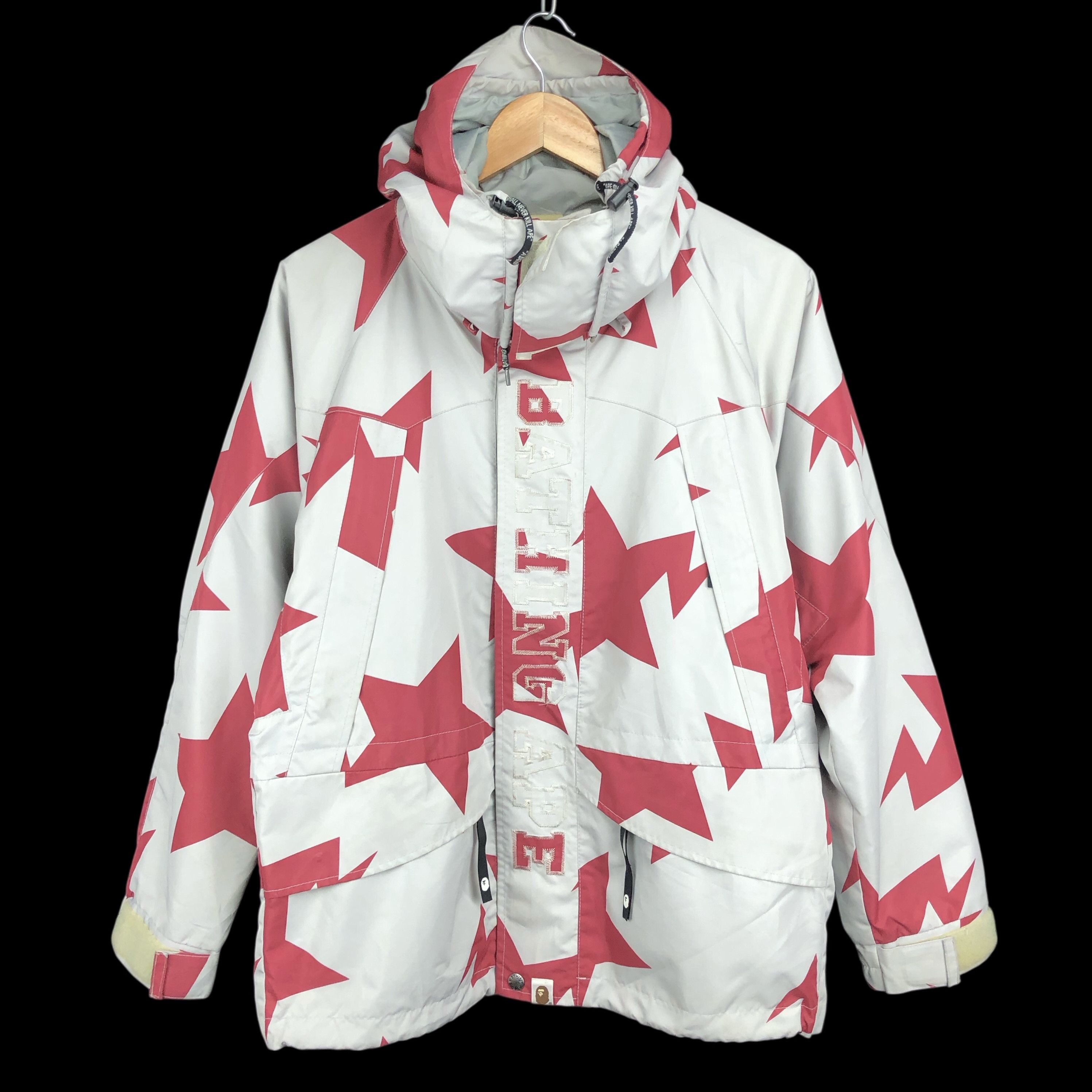 Bape BAPE Red Sta Camo Snowboard Jacket | Rare | S Size US S / EU 44-46 / 1 - 2 Thumbnail