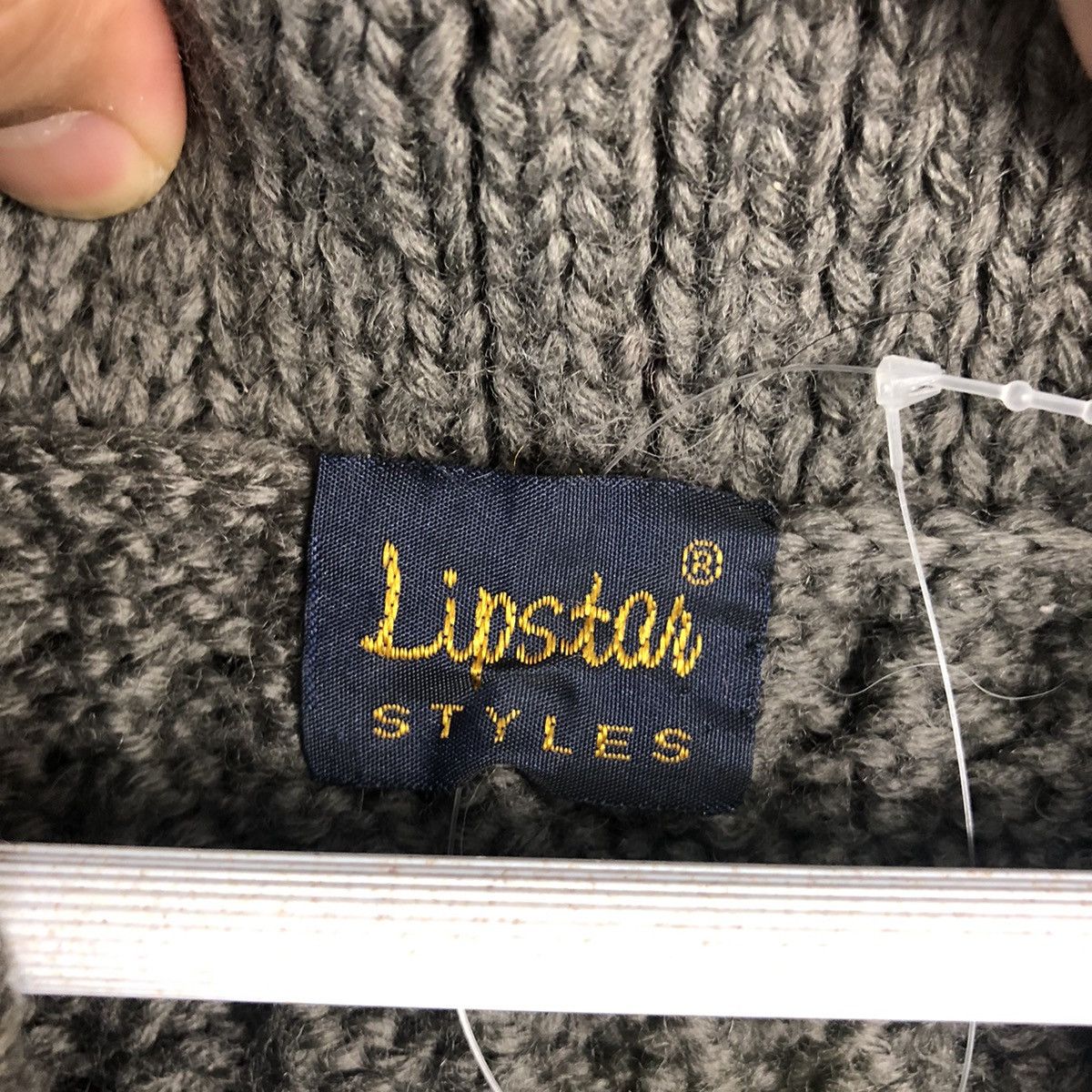 Vintage 💥RARE💥 Lipstar japan Grey Cardigan Knitwear #A1330 Size US M / EU 48-50 / 2 - 9 Thumbnail