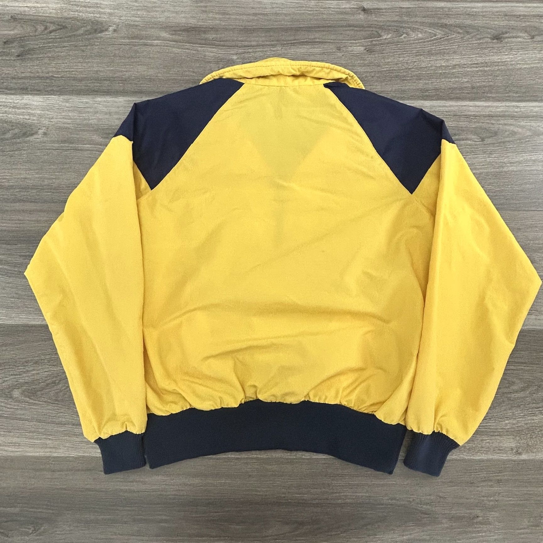 Vintage VINTAGE LL Bean Pullover Jacket Mens Small Yellow 1/4 Zip Wind-Resistant Pockets Outdoors 80s Size US S / EU 44-46 / 1 - 5 Thumbnail