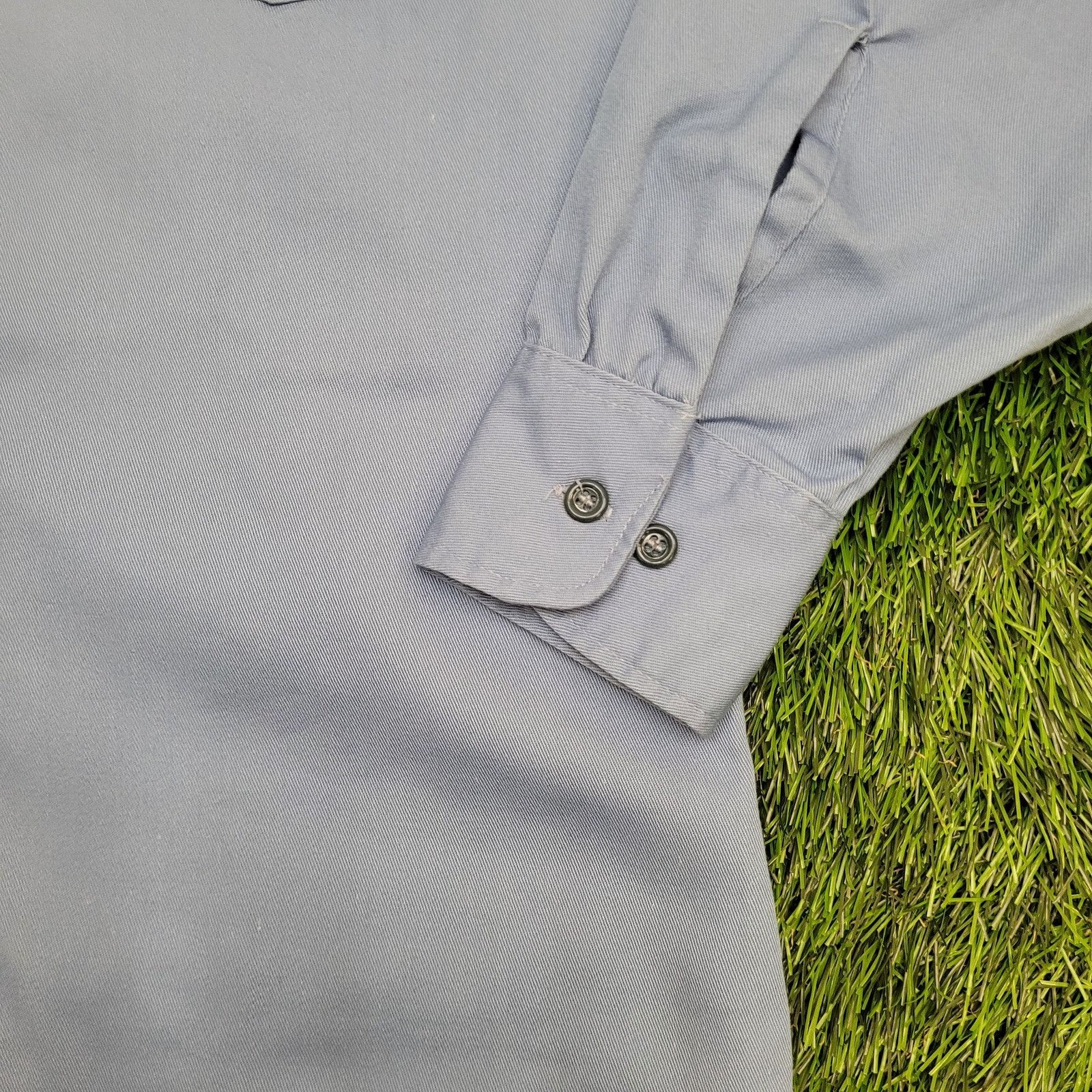 Big Mac Vintage 80s Big-Mac Workwear Button Shirt M/L 22x29 Utility Size US L / EU 52-54 / 3 - 10 Thumbnail