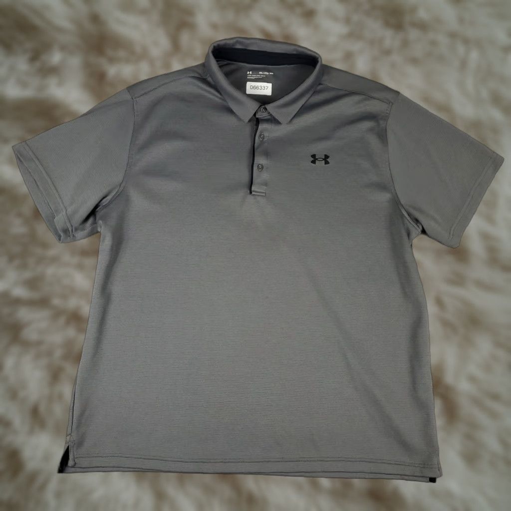 Under Armour Under Armour Polo Shirt Mens 3XL Gray Golf Casual Short Sleeve Polo Shirt Mens 3XL Gray Size US XXL / EU 58 / 5 - 1 Thumbnail
