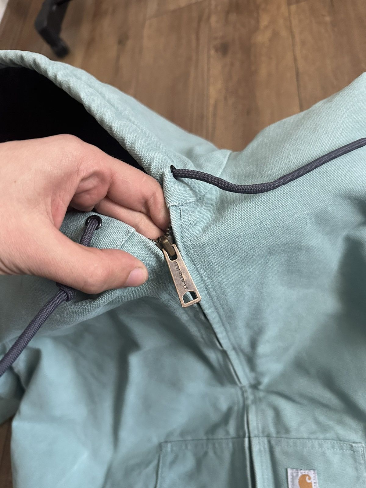 Carhartt Carhartt Active Zip Hooded Jacket Bomber 90s Size US L / EU 52-54 / 3 - 12 Thumbnail