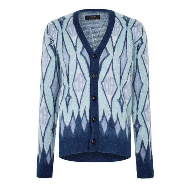 image of Amiri O1G2R1Mq0324 Carding In Blue, Men's (Size Small)