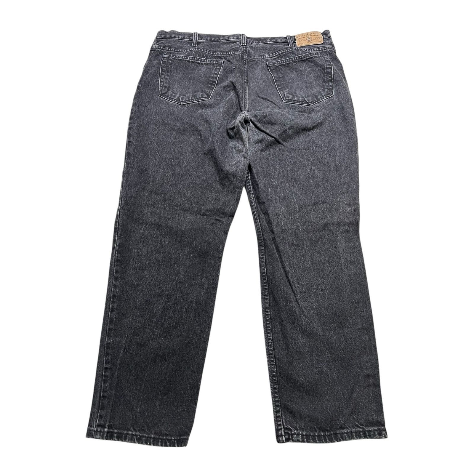 Vintage Vintage 90s Arizona Jeans Co Black Denim Jeans 40x30 USA. Size US 40 / EU 56 - 2 Thumbnail