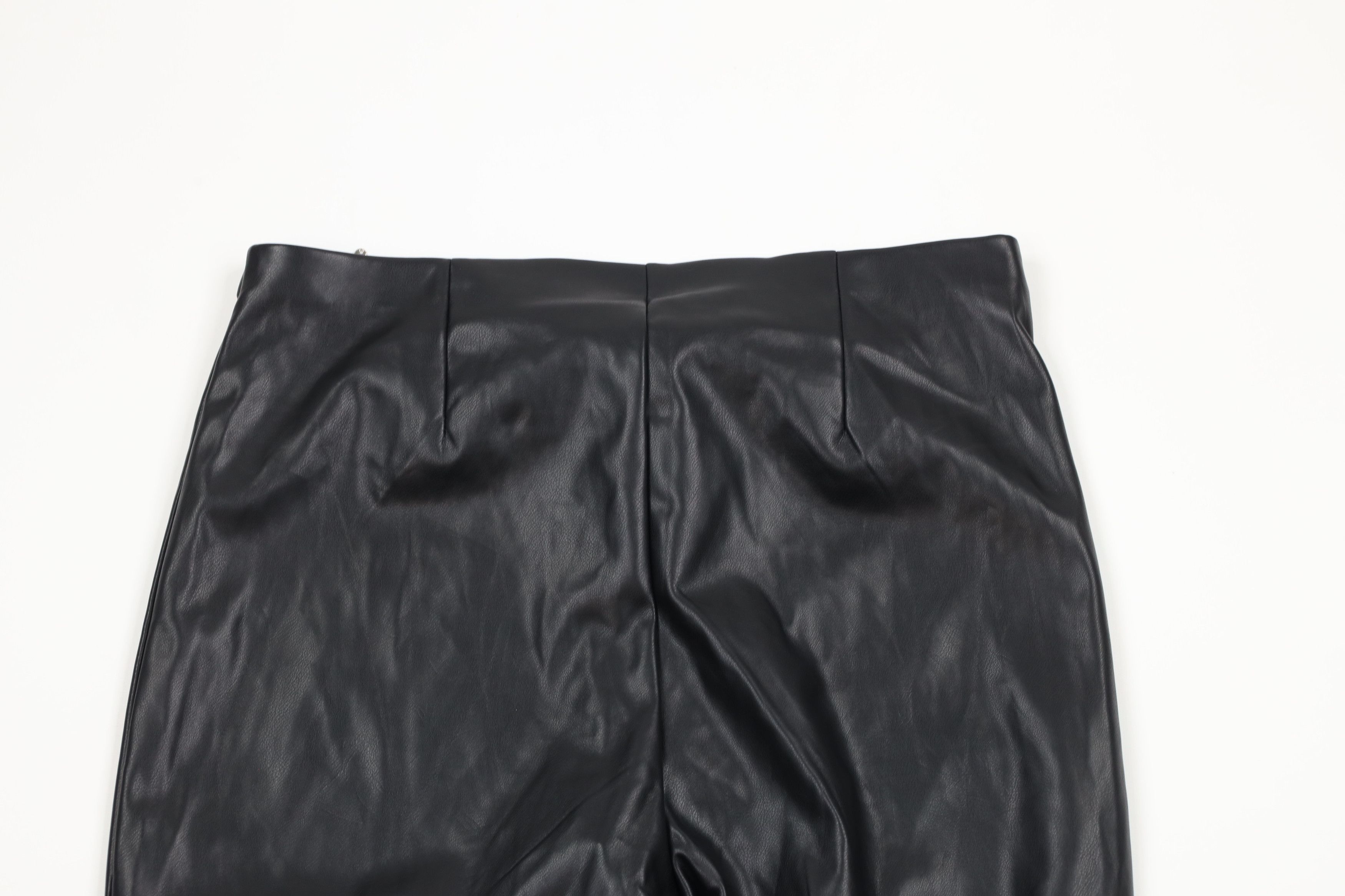 Fabletics × Vintage New Fabletics Vegan Leather Pull On Legging Pants Black Size 30" / US 8 / IT 44 - 8 Thumbnail