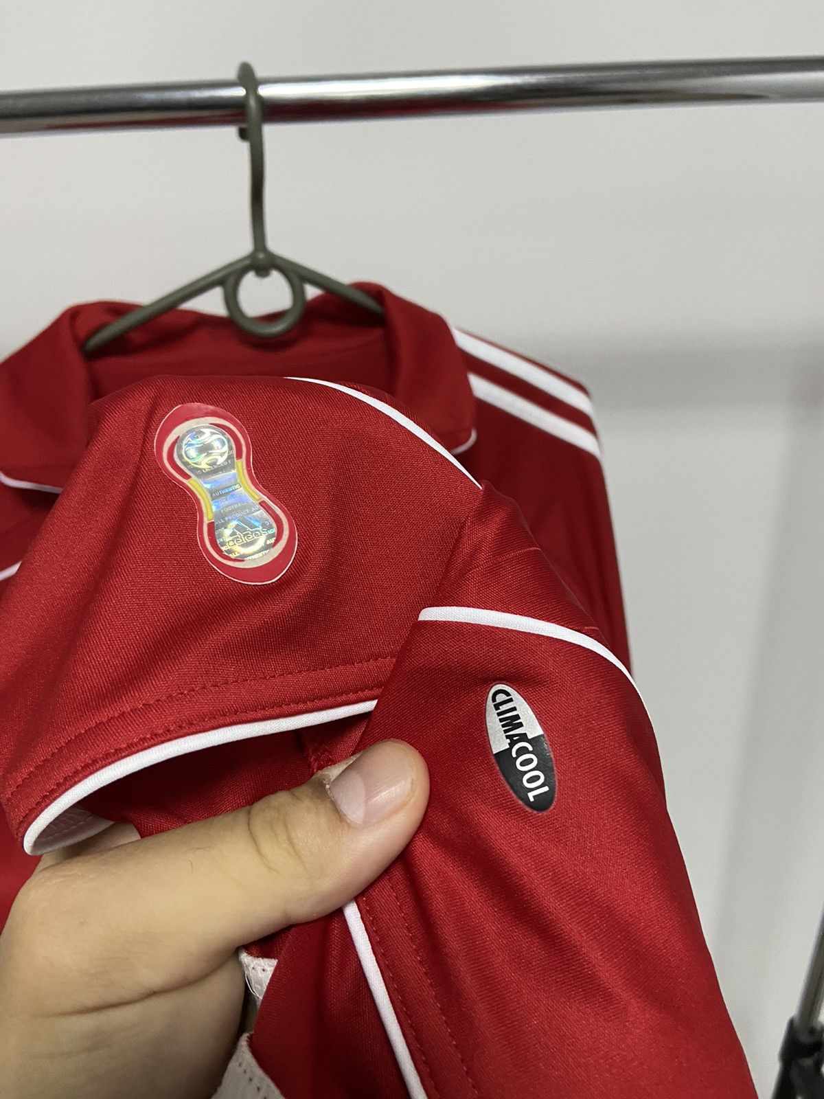 Adidas × Vintage Adidas Liverpool Big Logo Vintage T shirt Jersey Carlsberg Size US XXL / EU 58 / 5 - 7 Thumbnail