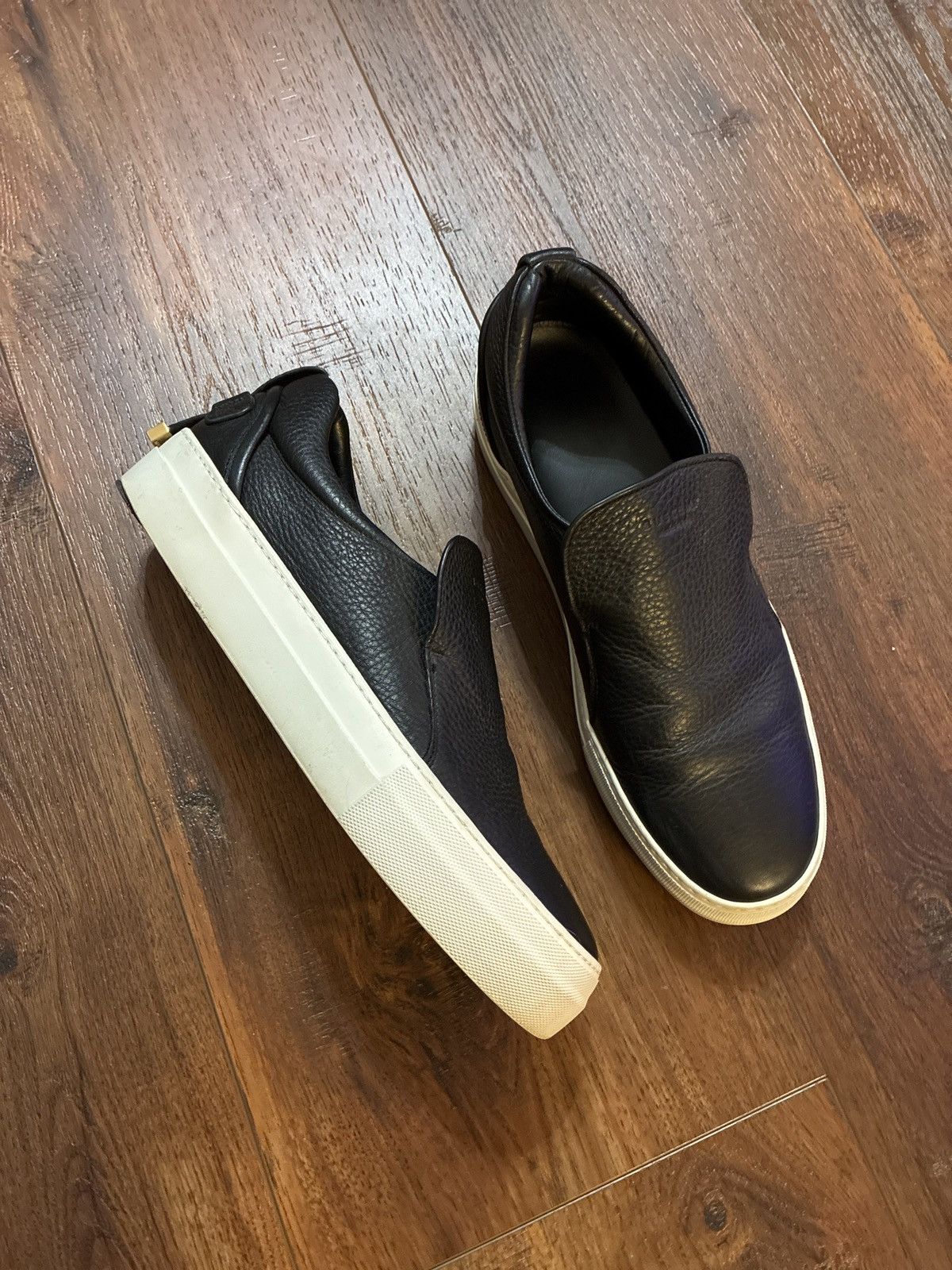 Buscemi Buscemi Leather Slip-on Sneakers Size US 10 / EU 43 - 3 Thumbnail