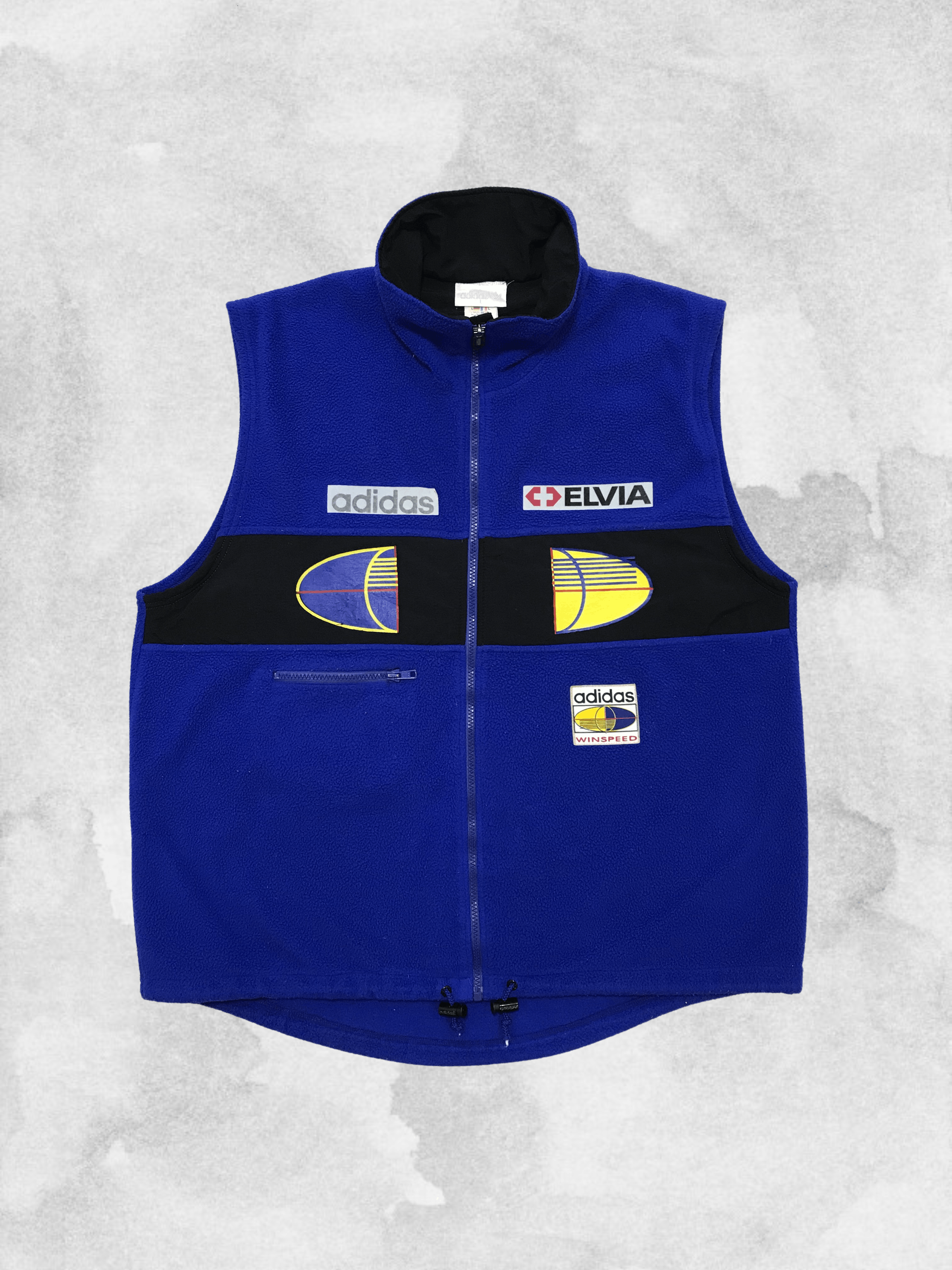 Adidas ADIDAS WINSPEED Vintage Vest Fleece 90s Elvia Streetwear Size US L / EU 52-54 / 3 - 1 Thumbnail