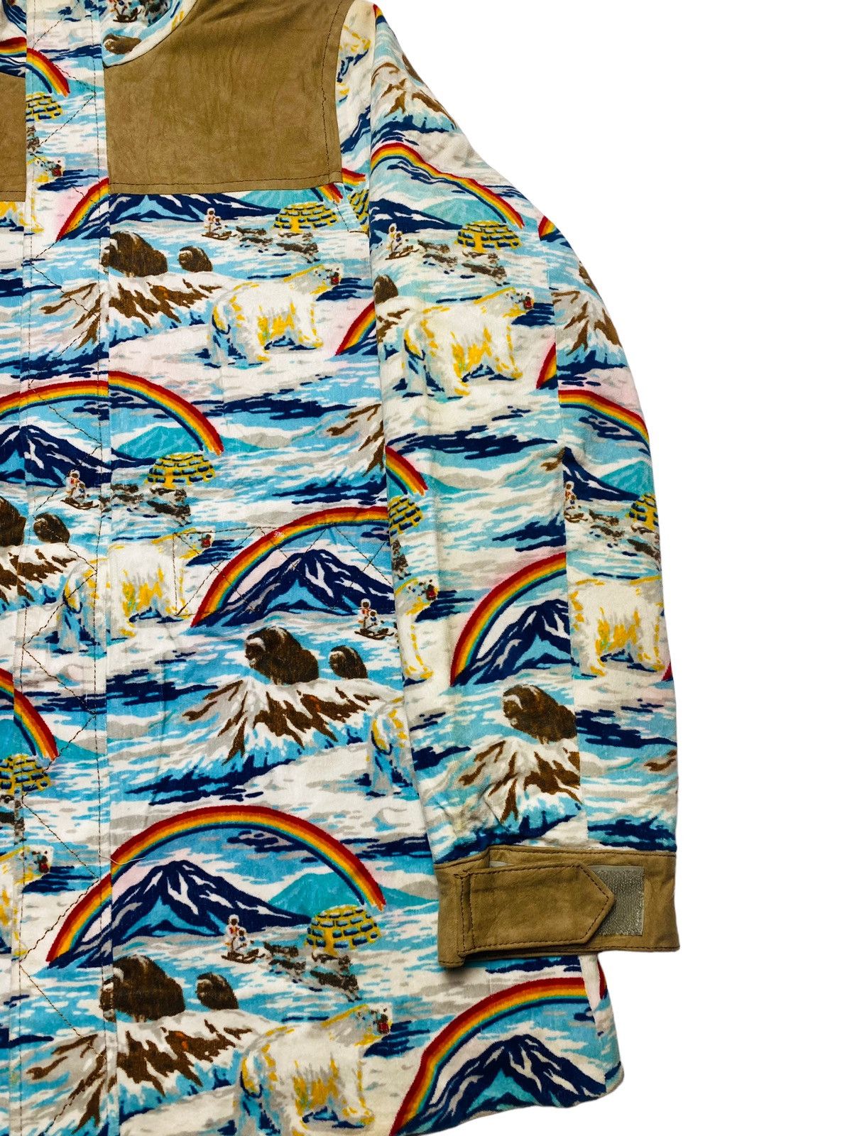 Hysteric Glamour 1980s Ozone Community - Printed Es Kimo & Polar Bear Jacket Size US M / EU 48-50 / 2 - 5 Thumbnail