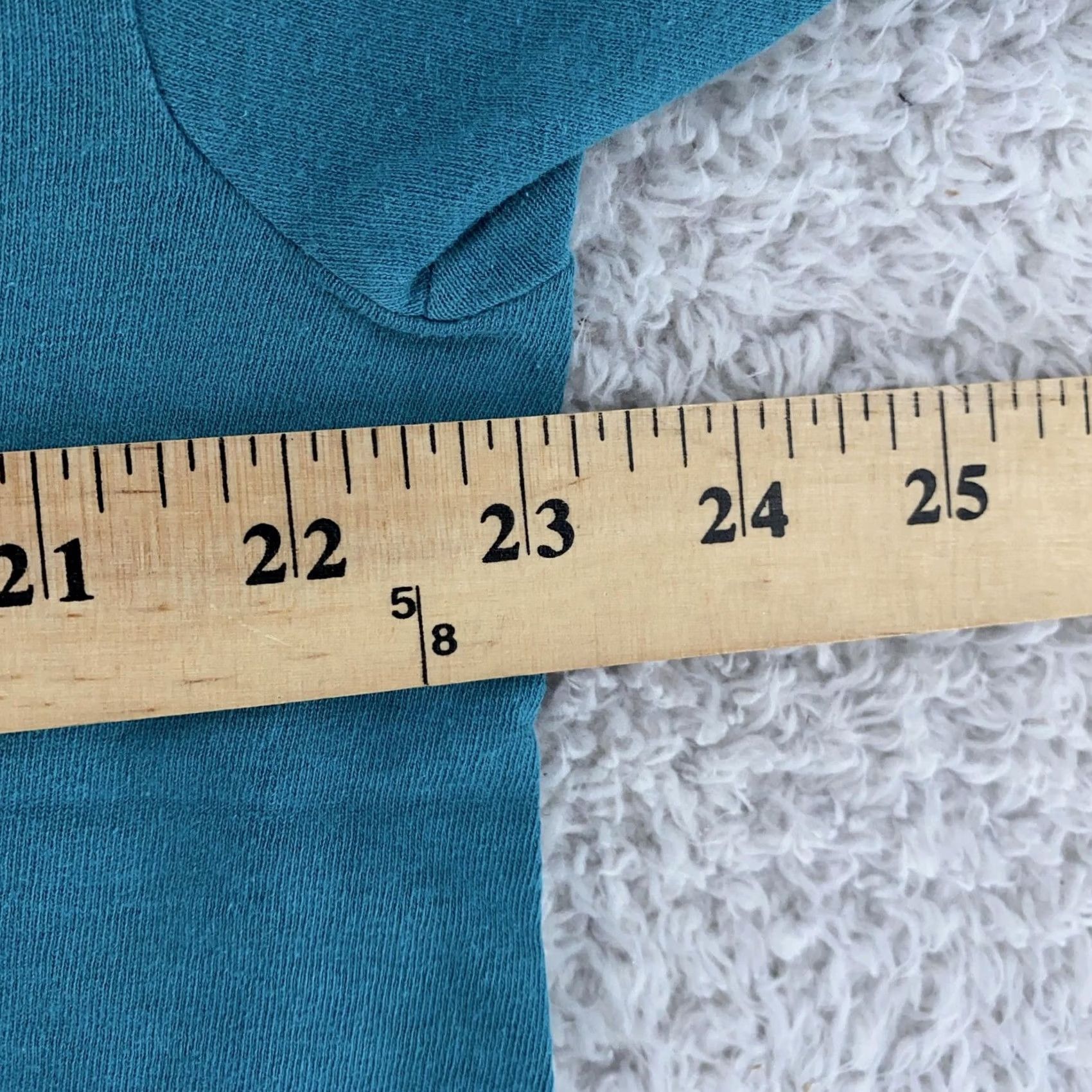 Hanes VINTAGE Hanes Pocket Shirt Mens L/XL Blank Single Stitch Basic Tee USA Blue 90s Size US L / EU 52-54 / 3 - 6 Thumbnail