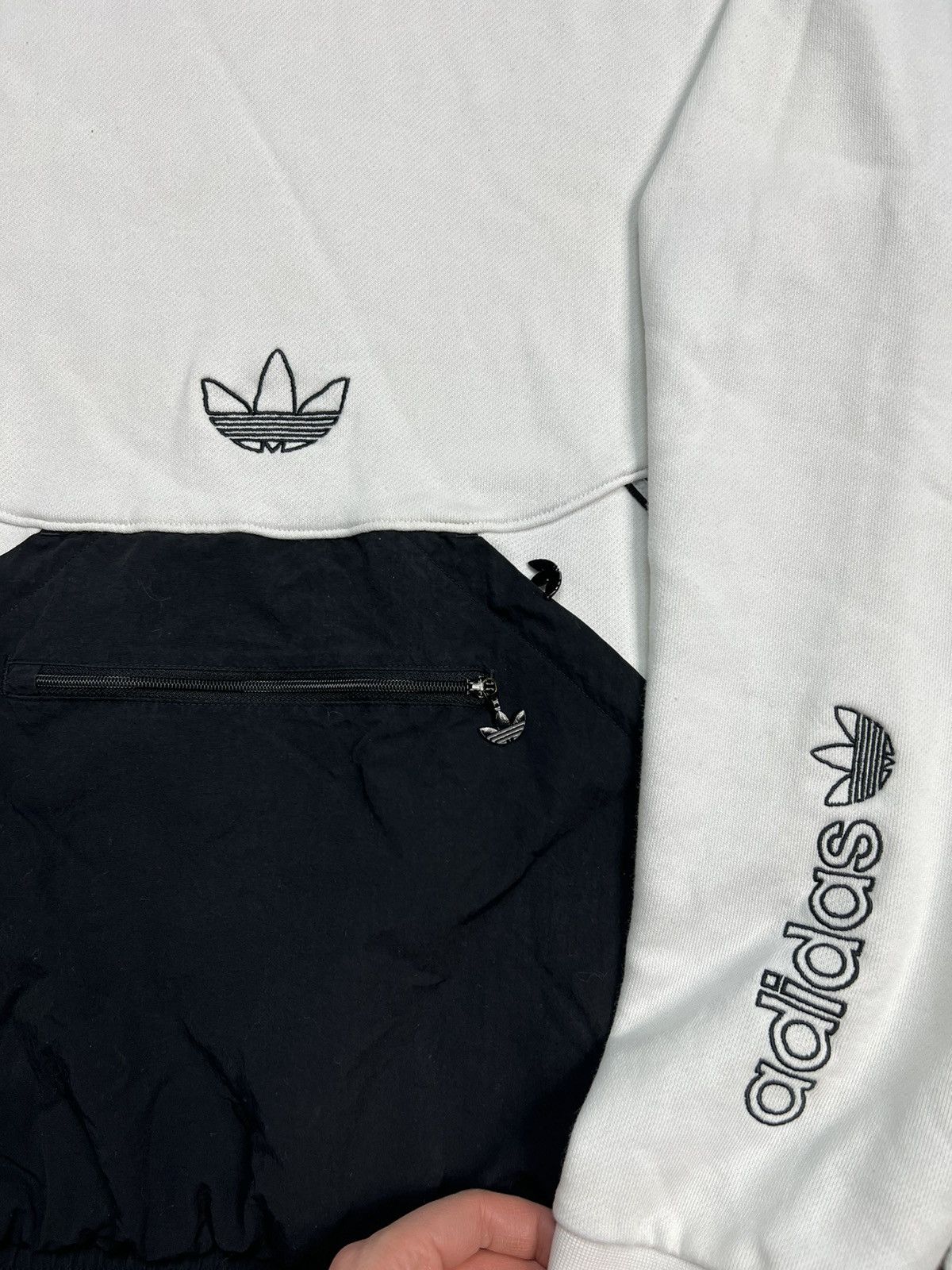 Adidas Hoodie Adidas Archive Mixed Center Logo Size US S / EU 44-46 / 1 - 2 Thumbnail