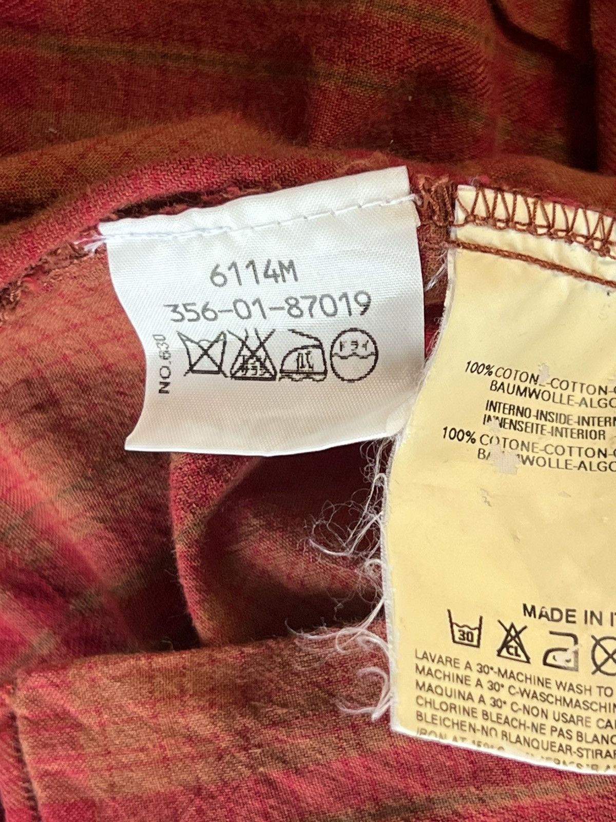 Vivienne Westwood Vivienne Westwood Red Label Plaid Shirt Made in Italy Size S / US 4 / IT 40 - 14 Thumbnail