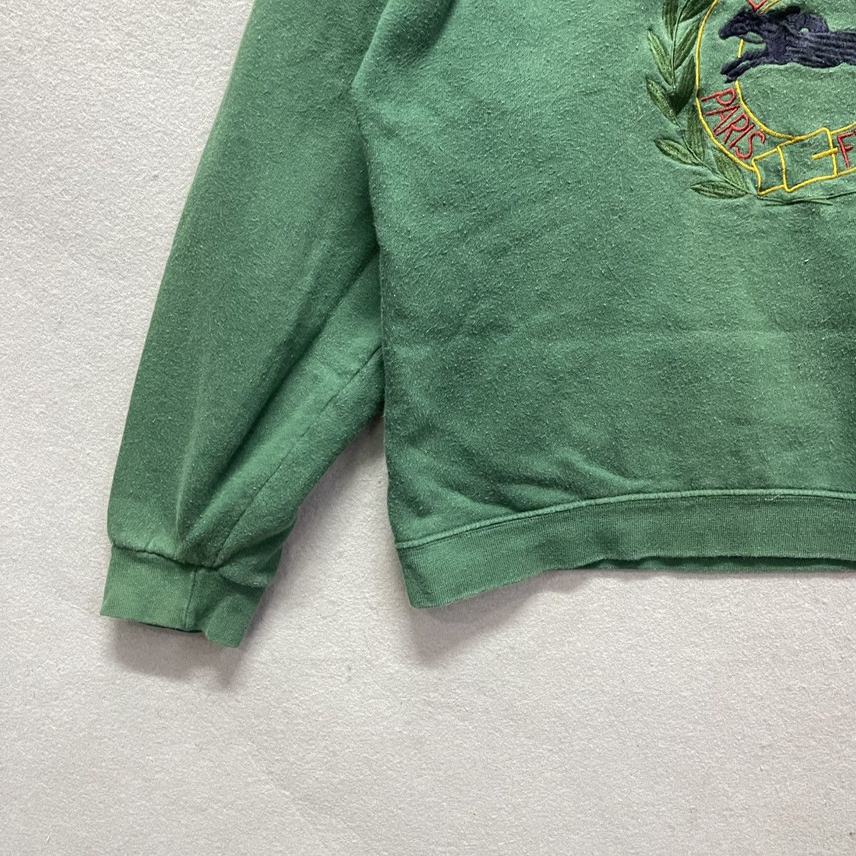 Longchamp Vintage Longchamp Paris Embroidered Sweatshirt Size US S / EU 44-46 / 1 - 5 Thumbnail