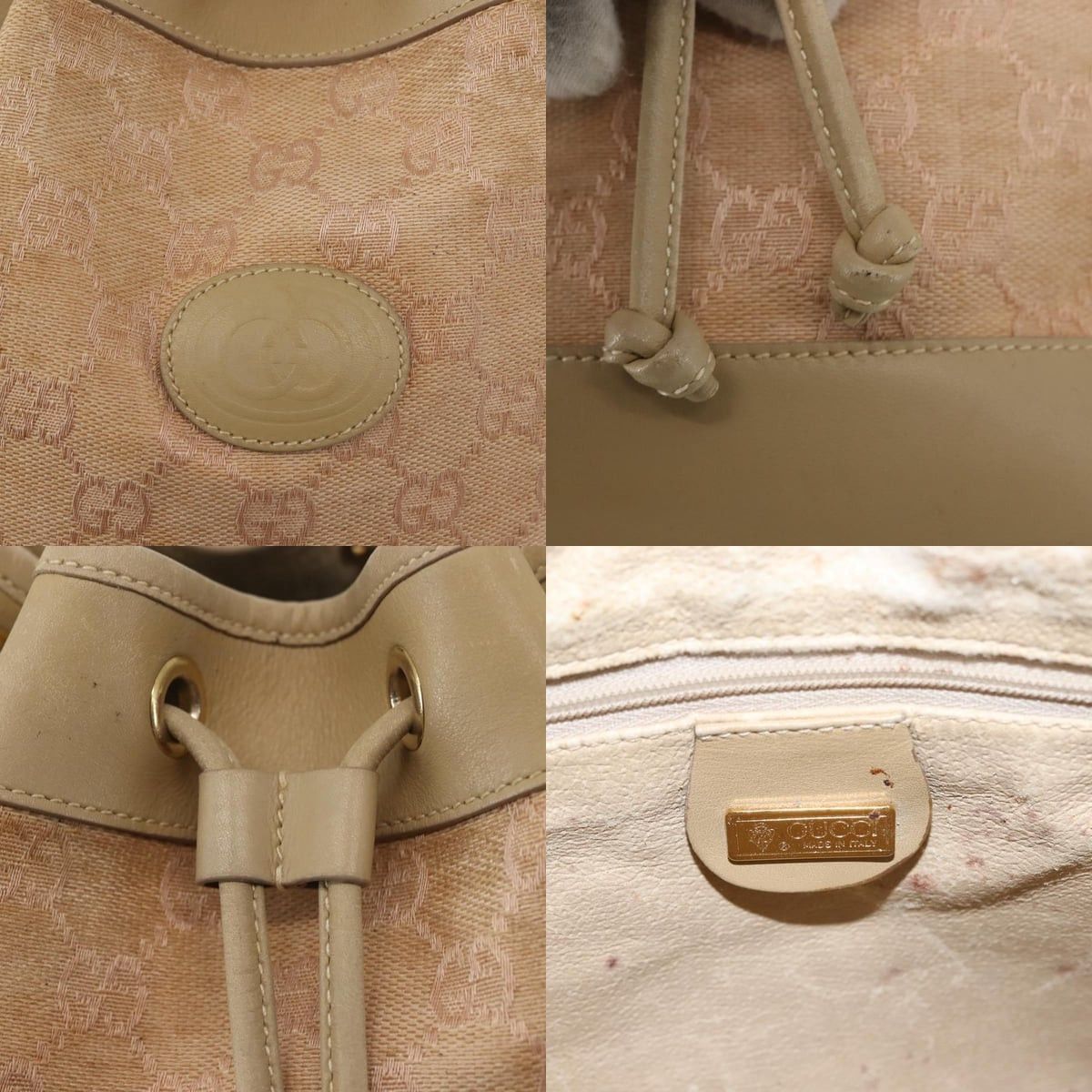 Gucci GUCCI GG Canvas Shoulder Bag Pink Gold 001 86 001 86 Size ONE SIZE - 11 Thumbnail