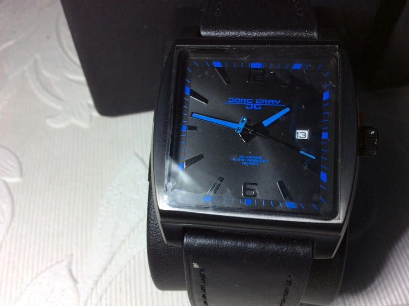 Designer Jorg Gray Men's Watch JG5200-16 with Natural Leather Strap Size ONE SIZE - 3 Thumbnail
