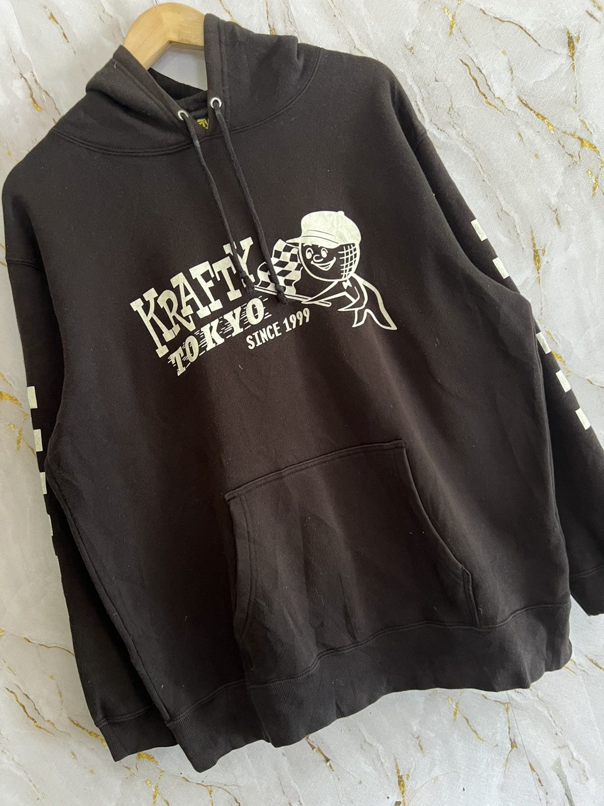 Japanese Brand 💀 KRAFTY TOKYO HOODIE – JAPAN STREET CHAOS 💀 Size US XL / EU 56 / 4 - 3 Thumbnail
