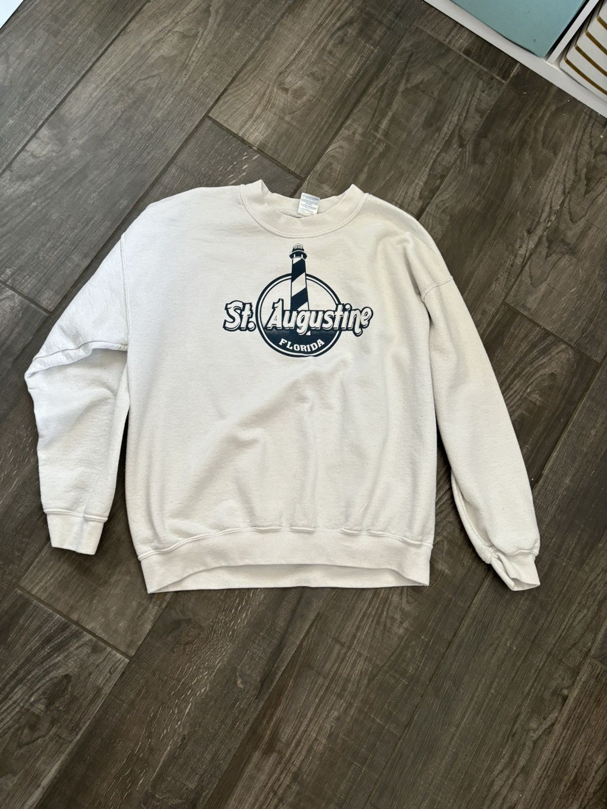 Gildan Vintage St. Augustine Crewneck Size US L / EU 52-54 / 3 - 1 Thumbnail
