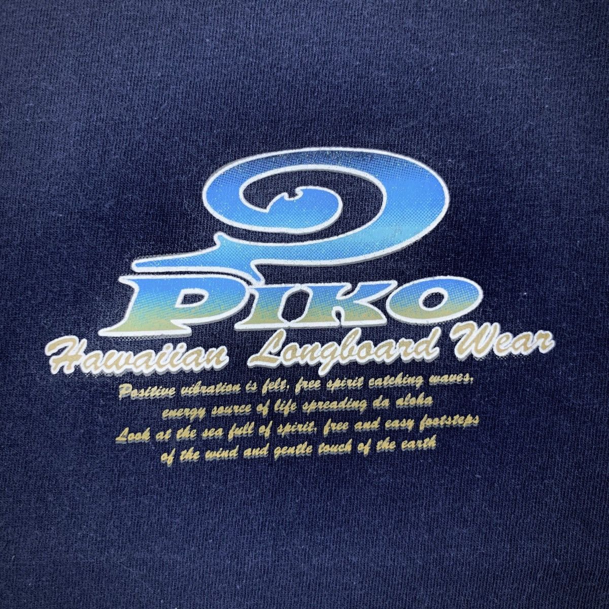 Vintage Vintage 90’ PIKO HAWAII FLOWER Single Stitches Tee Shirt Size M / US 6-8 / IT 42-44 - 3 Thumbnail