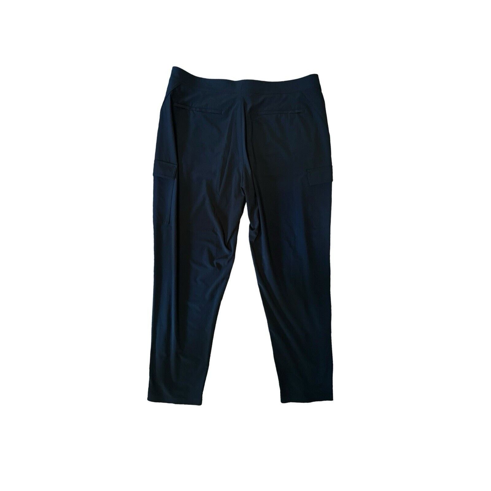 Athleta Athleta Uptown Ankle Pants Black Cargo Stretch Size 38" / US 16 / IT 52 - 4 Thumbnail