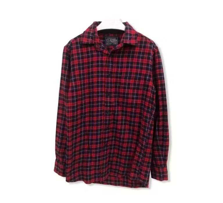 image of Uniqlo Plaid Tartan Flannel Shirt, Men's (Size Small)